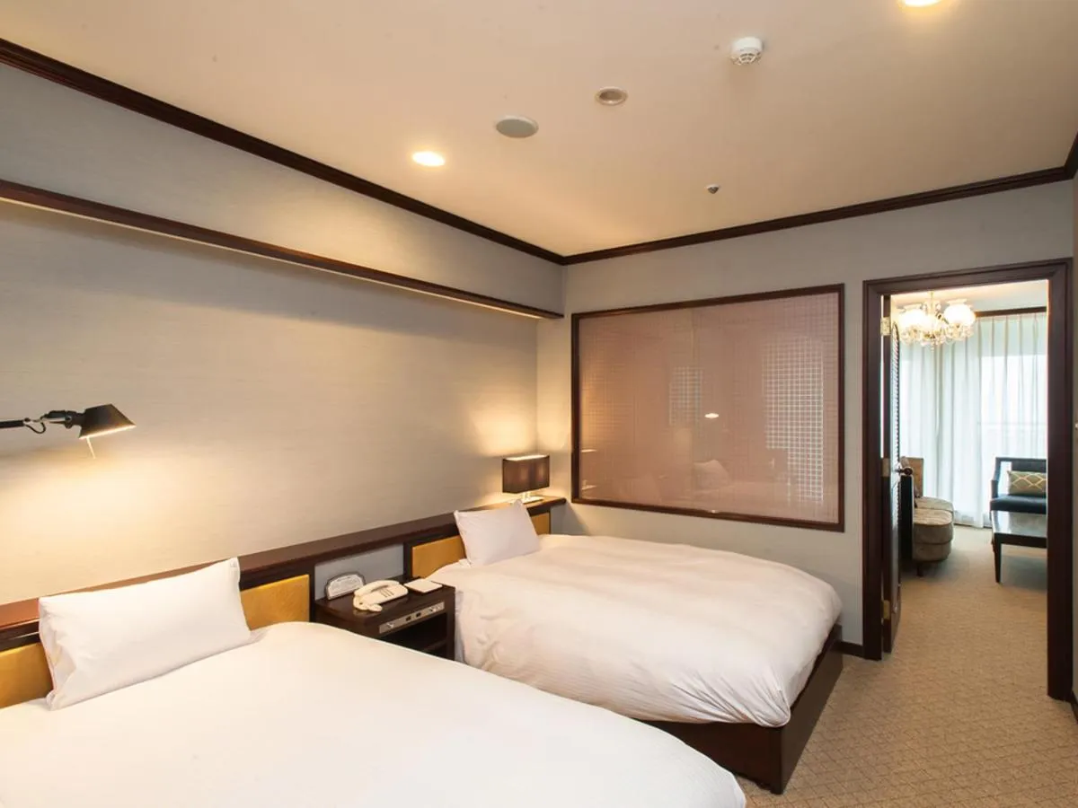 Photo of the whole room, Bed in Shizuoka Country Hamaoka Course & Hotel