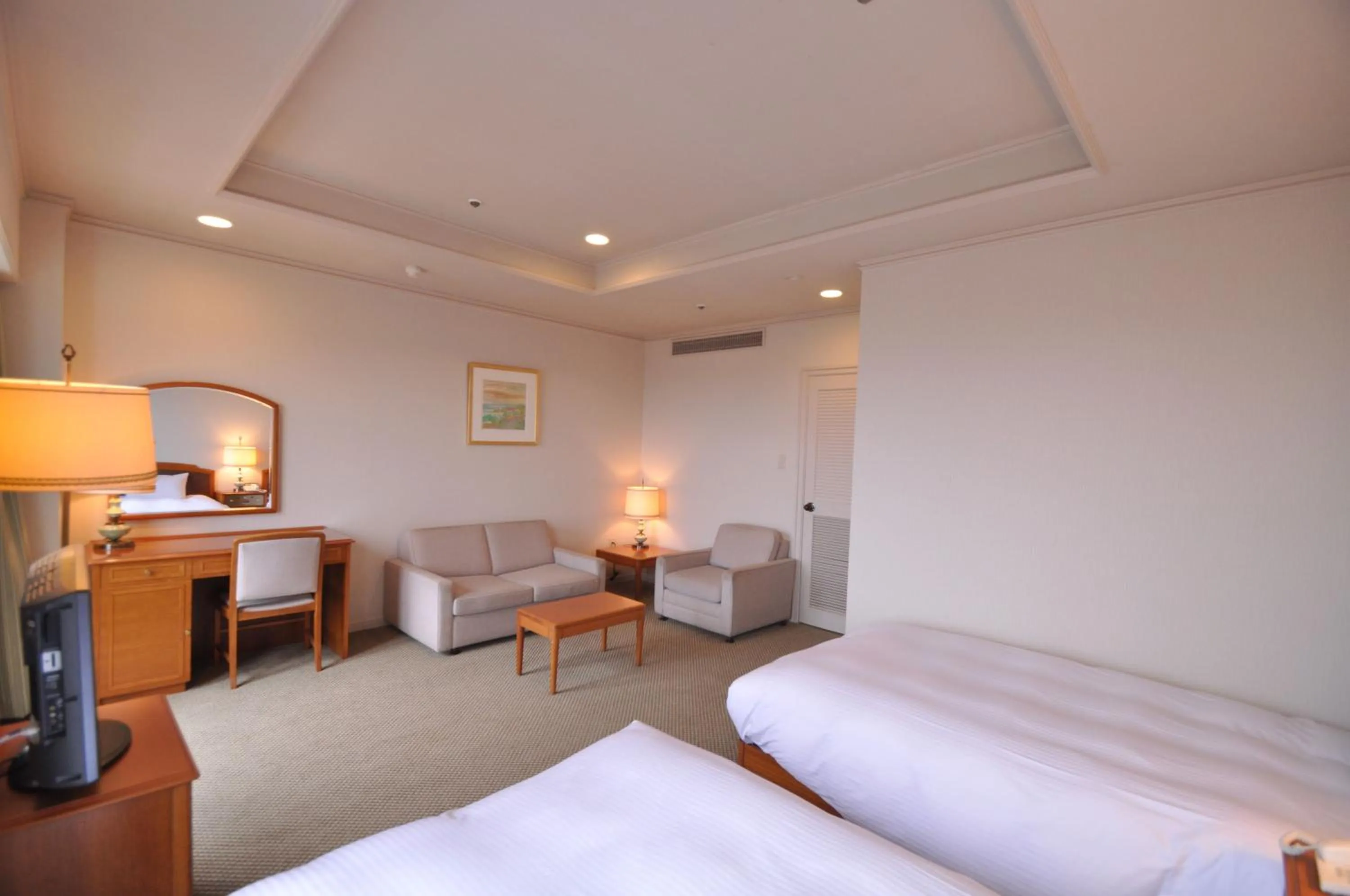 Bed in Shizuoka Country Hamaoka Course & Hotel