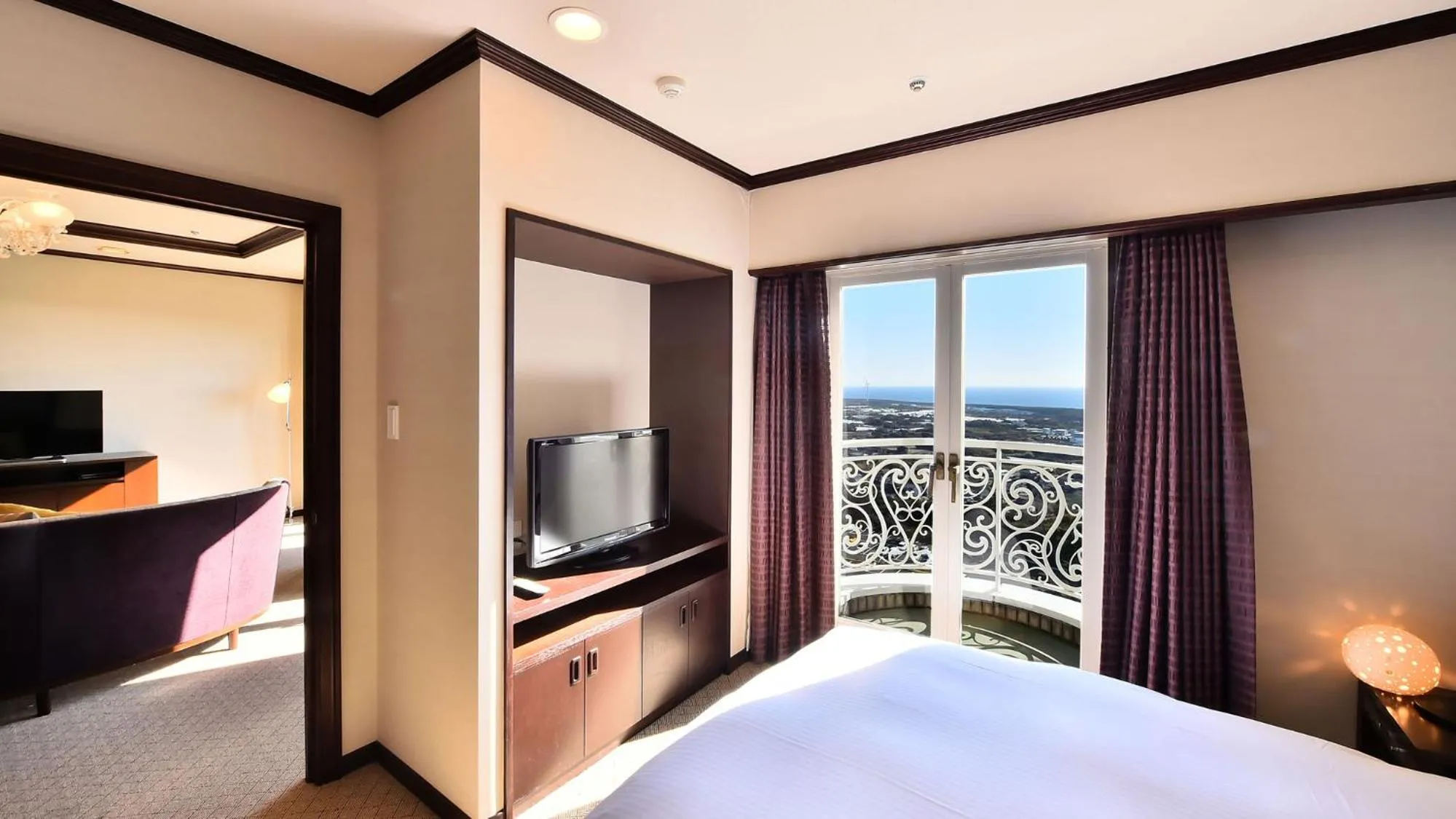 Bed in Shizuoka Country Hamaoka Course & Hotel