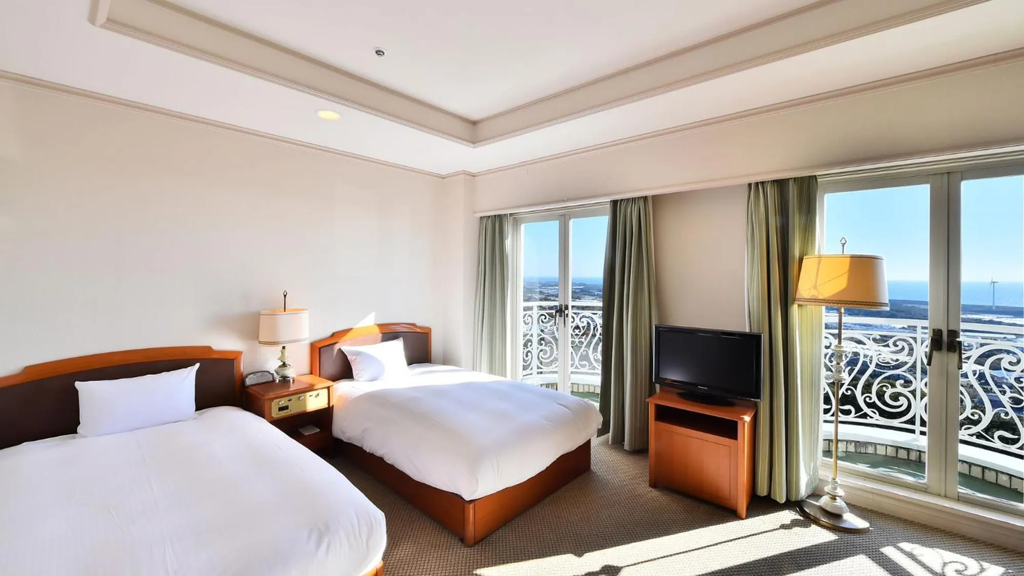 Bed in Shizuoka Country Hamaoka Course & Hotel