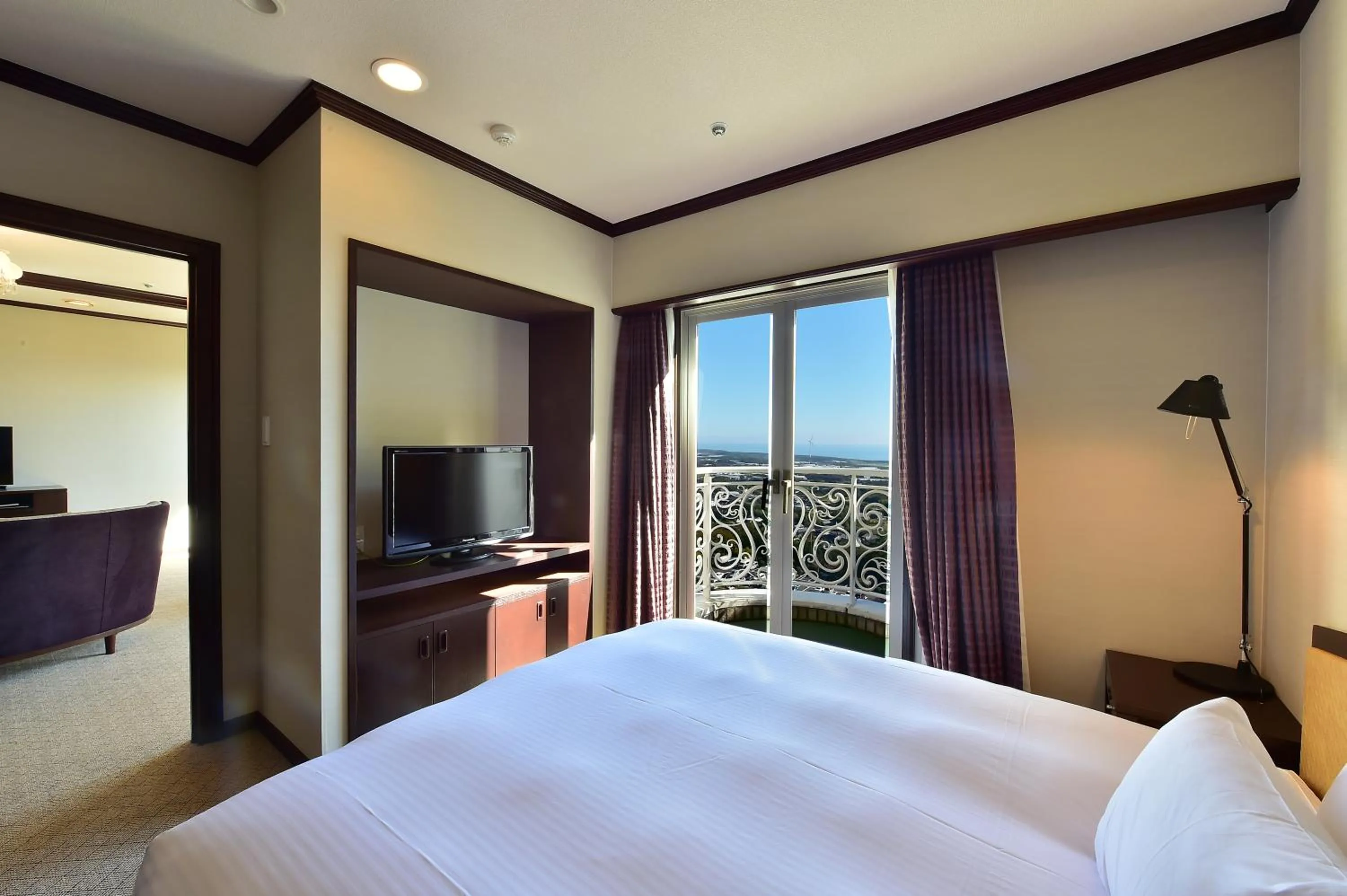 Bed in Shizuoka Country Hamaoka Course & Hotel