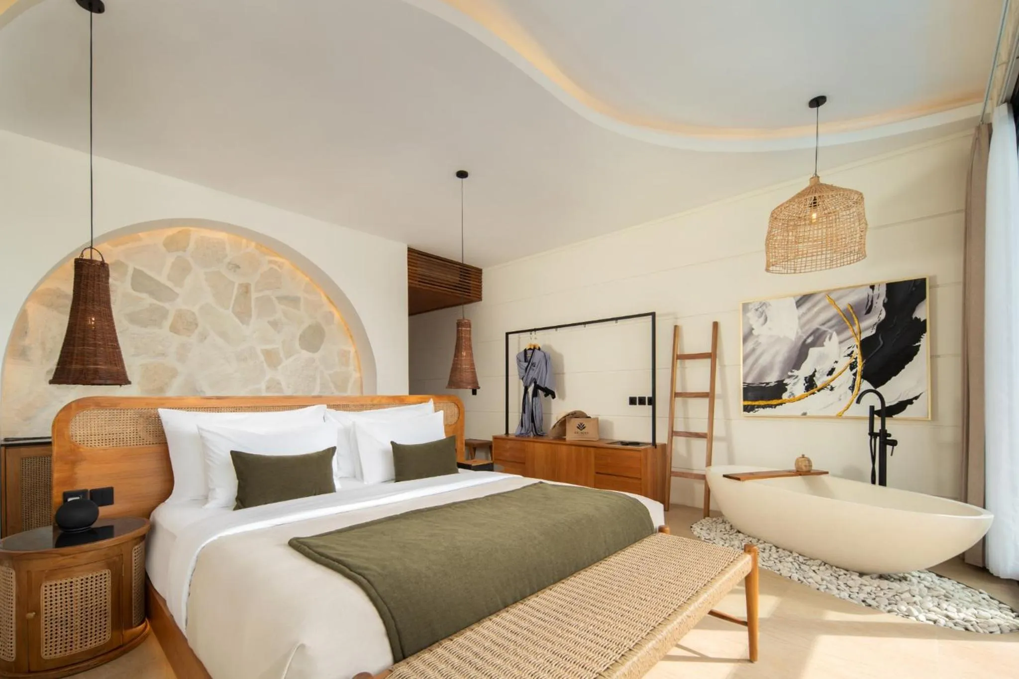 Bedroom, Bed in The Arden Villa Uluwatu by Ini Vie Hospitality
