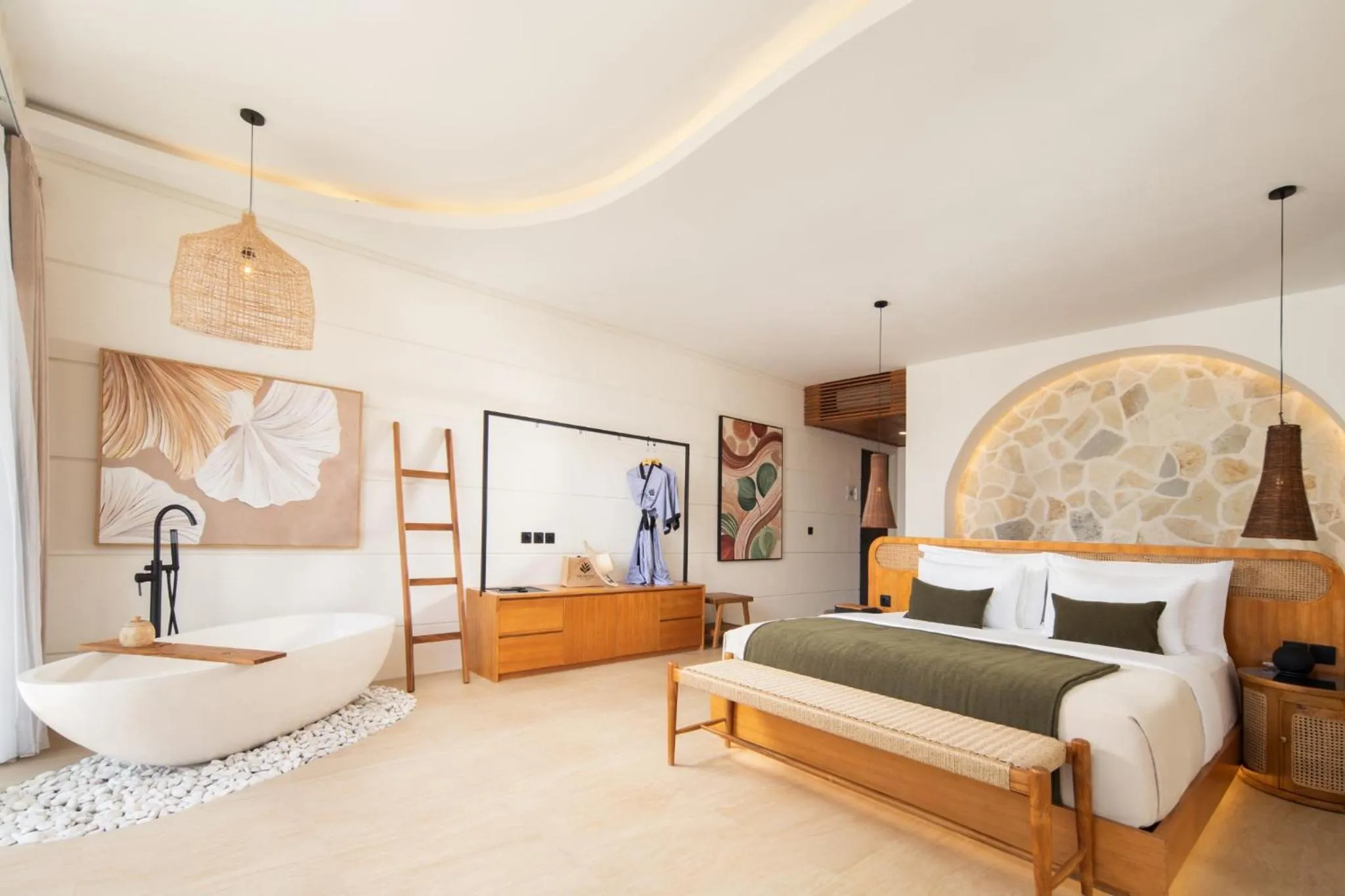 Bedroom, Bed in The Arden Villa Uluwatu by Ini Vie Hospitality
