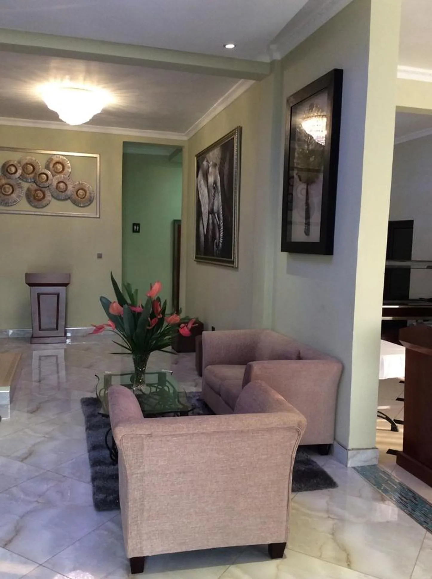 Lobby or reception in Sherbourne Hotel