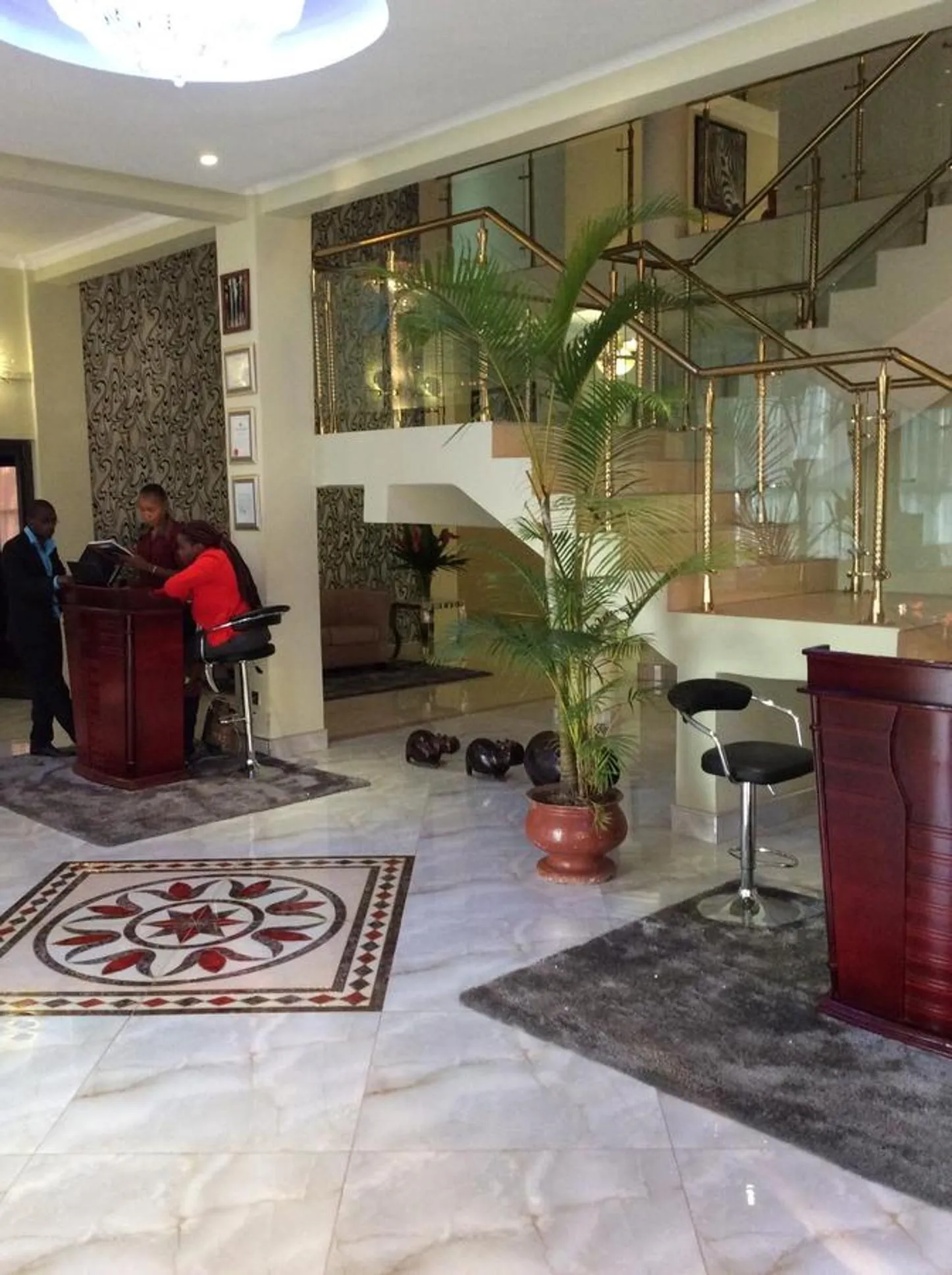 Lobby or reception in Sherbourne Hotel