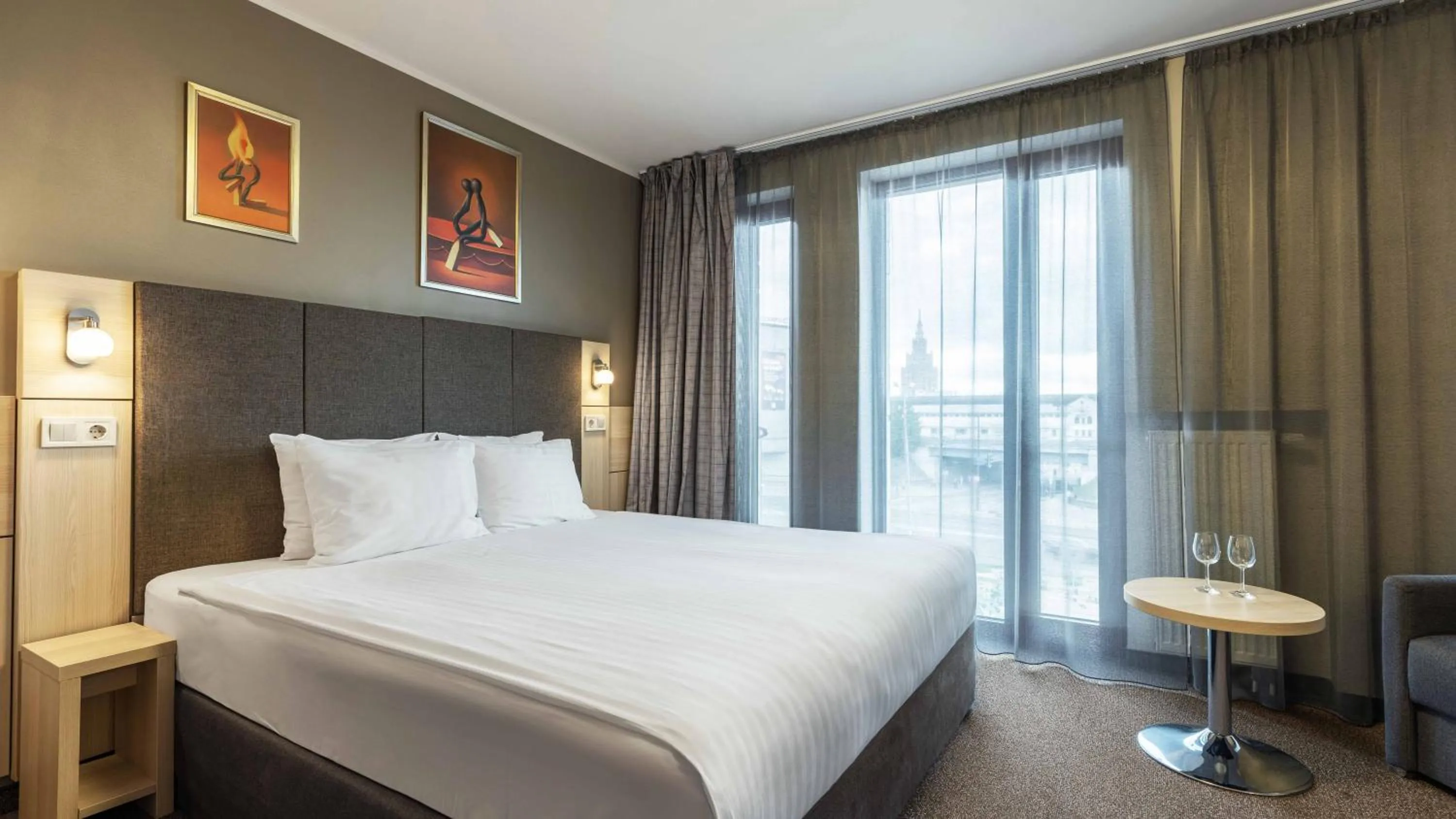 Bed in Wellton Riga Hotel & SPA