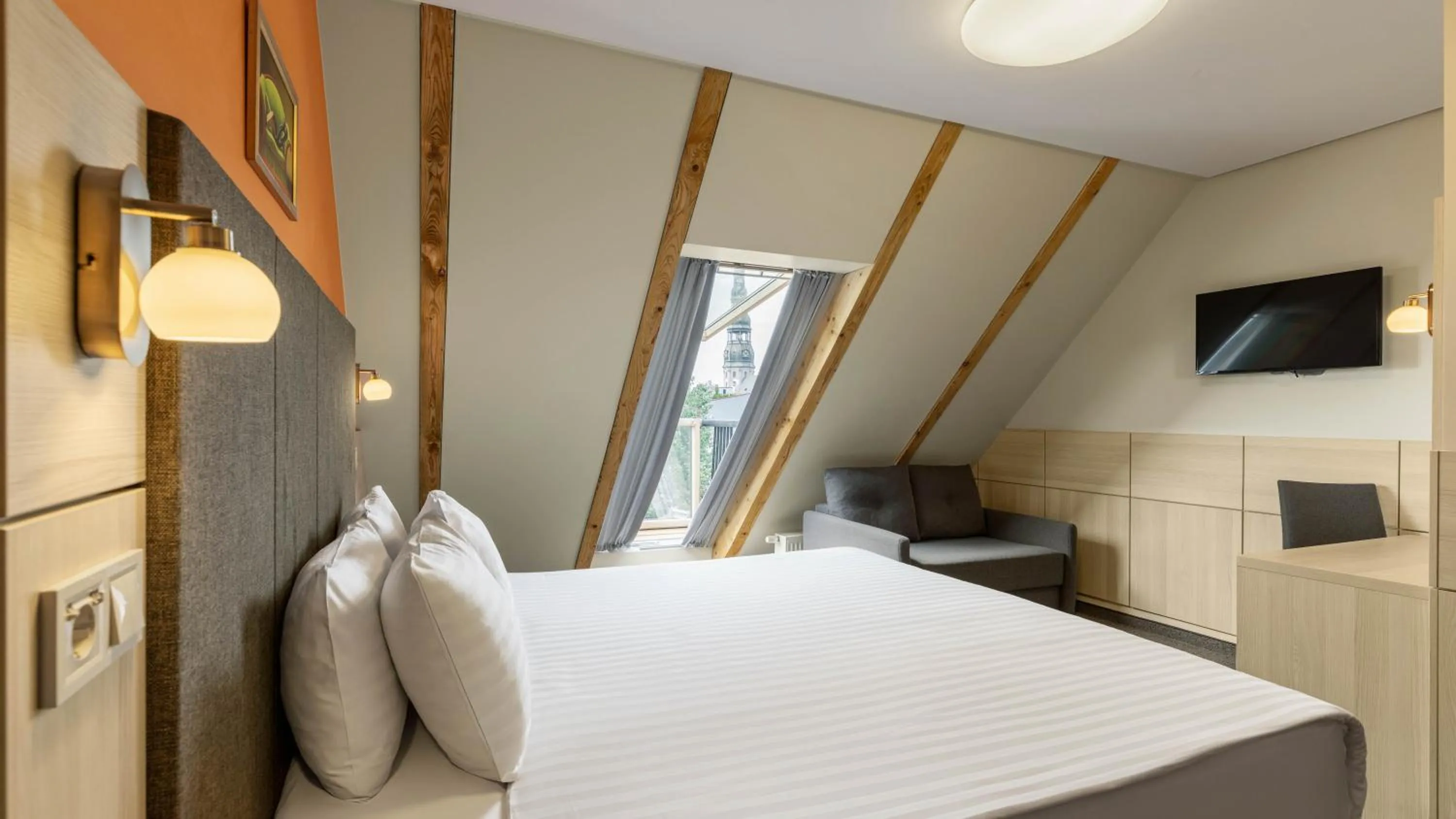 Bed in Wellton Riga Hotel & SPA