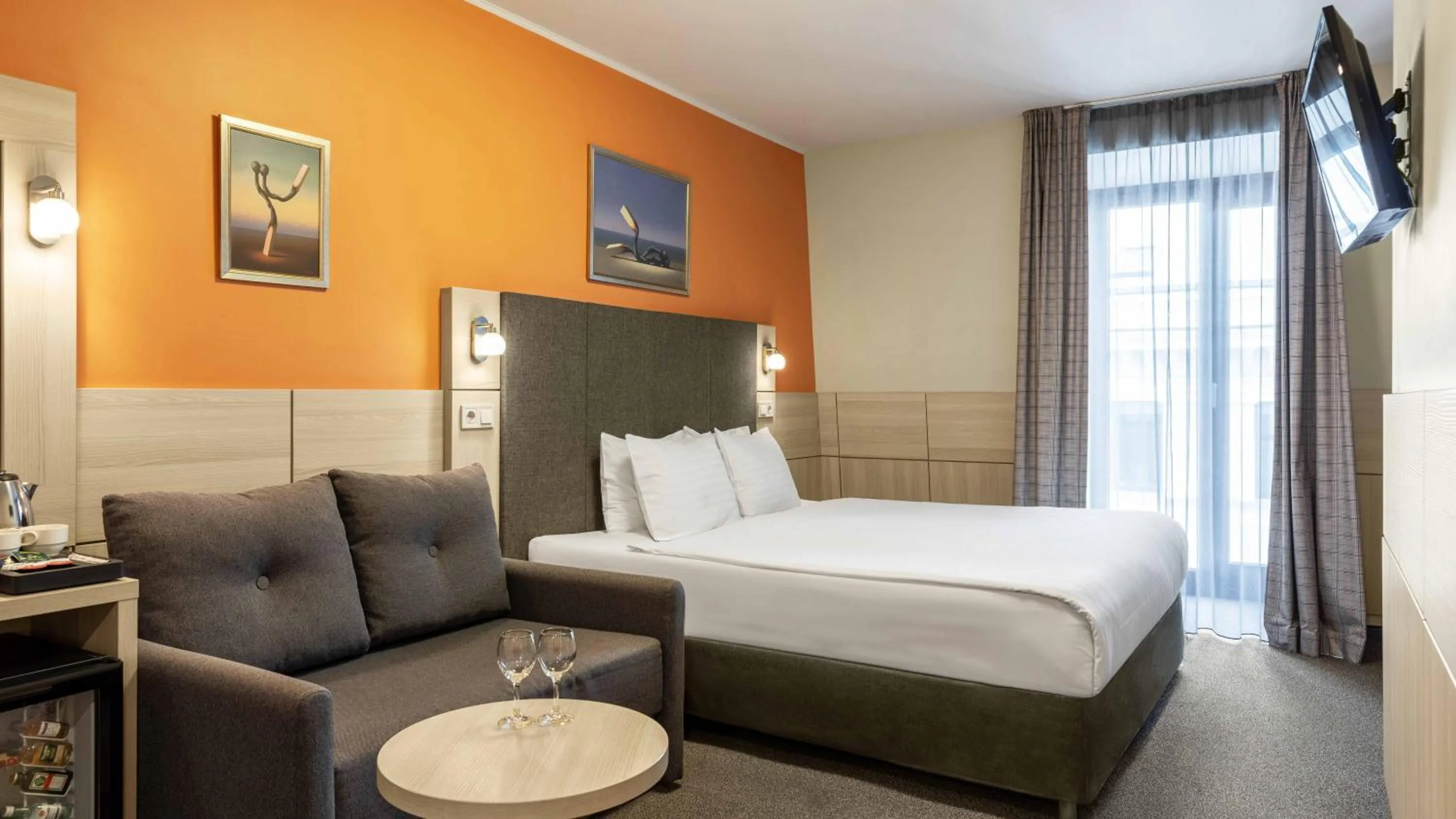 Bed in Wellton Riga Hotel & SPA