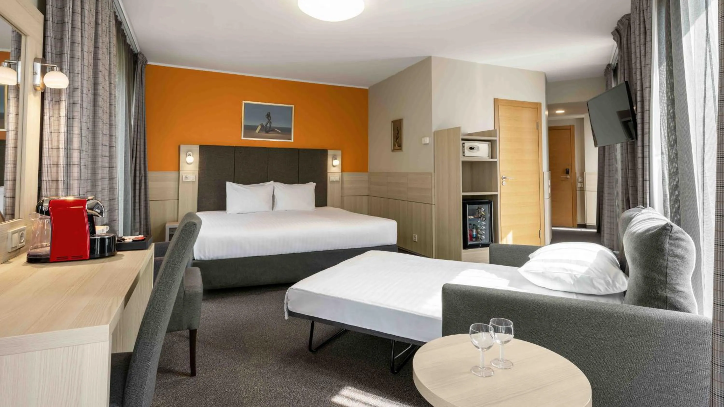 Bed in Wellton Riga Hotel & SPA