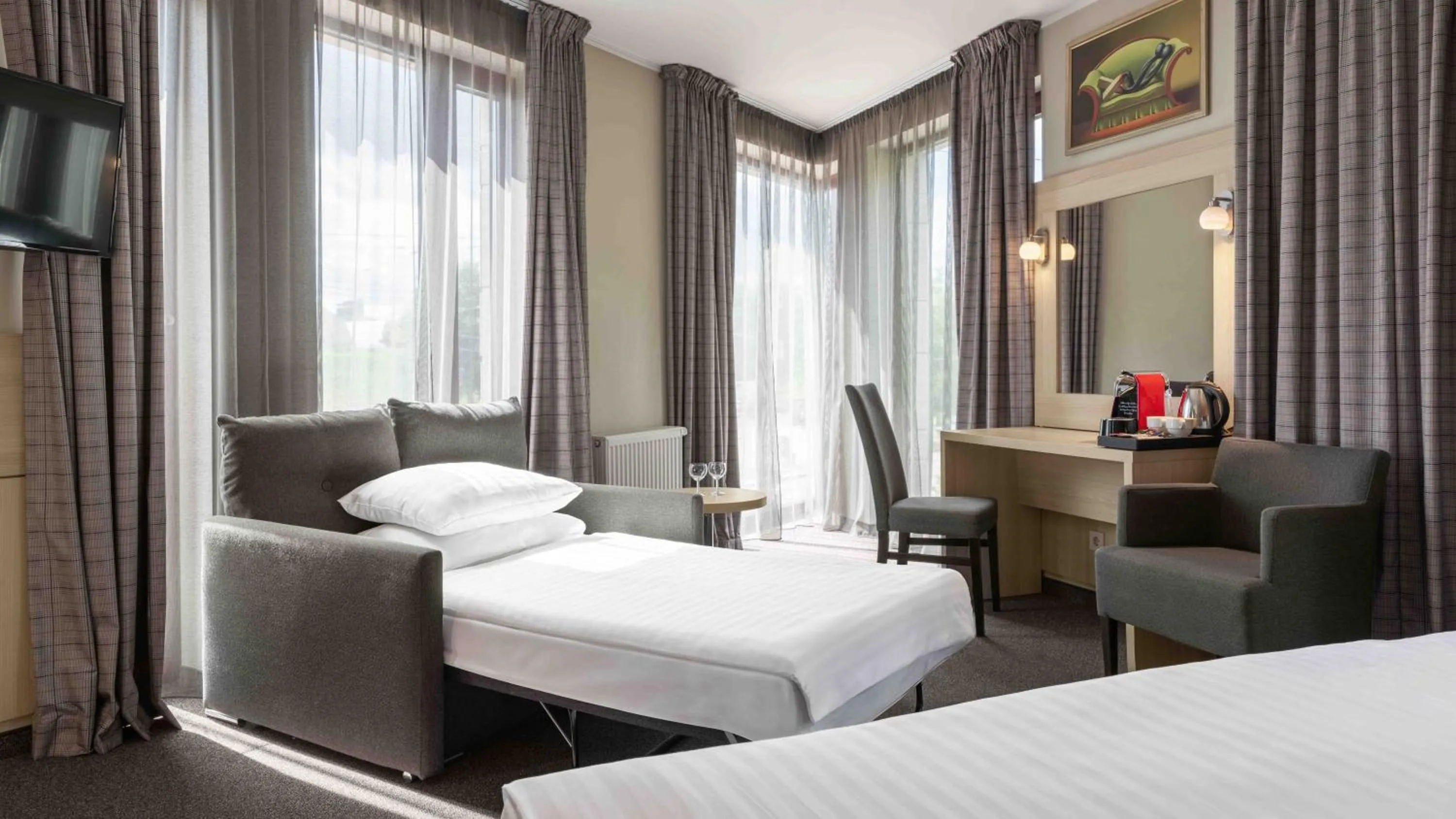 Bed in Wellton Riga Hotel & SPA