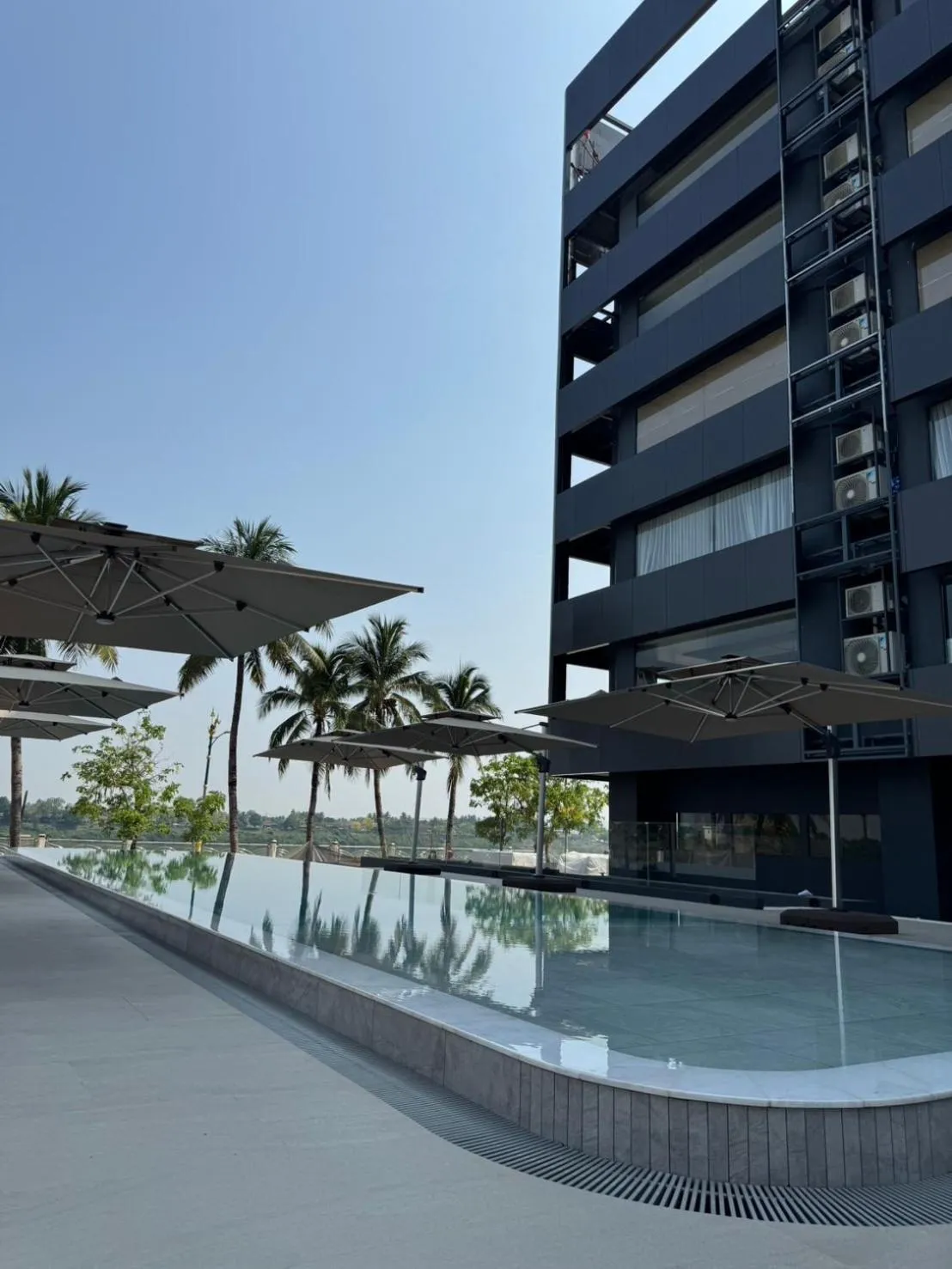 Swimming pool in LePont Riverfront Resort Nongkhai