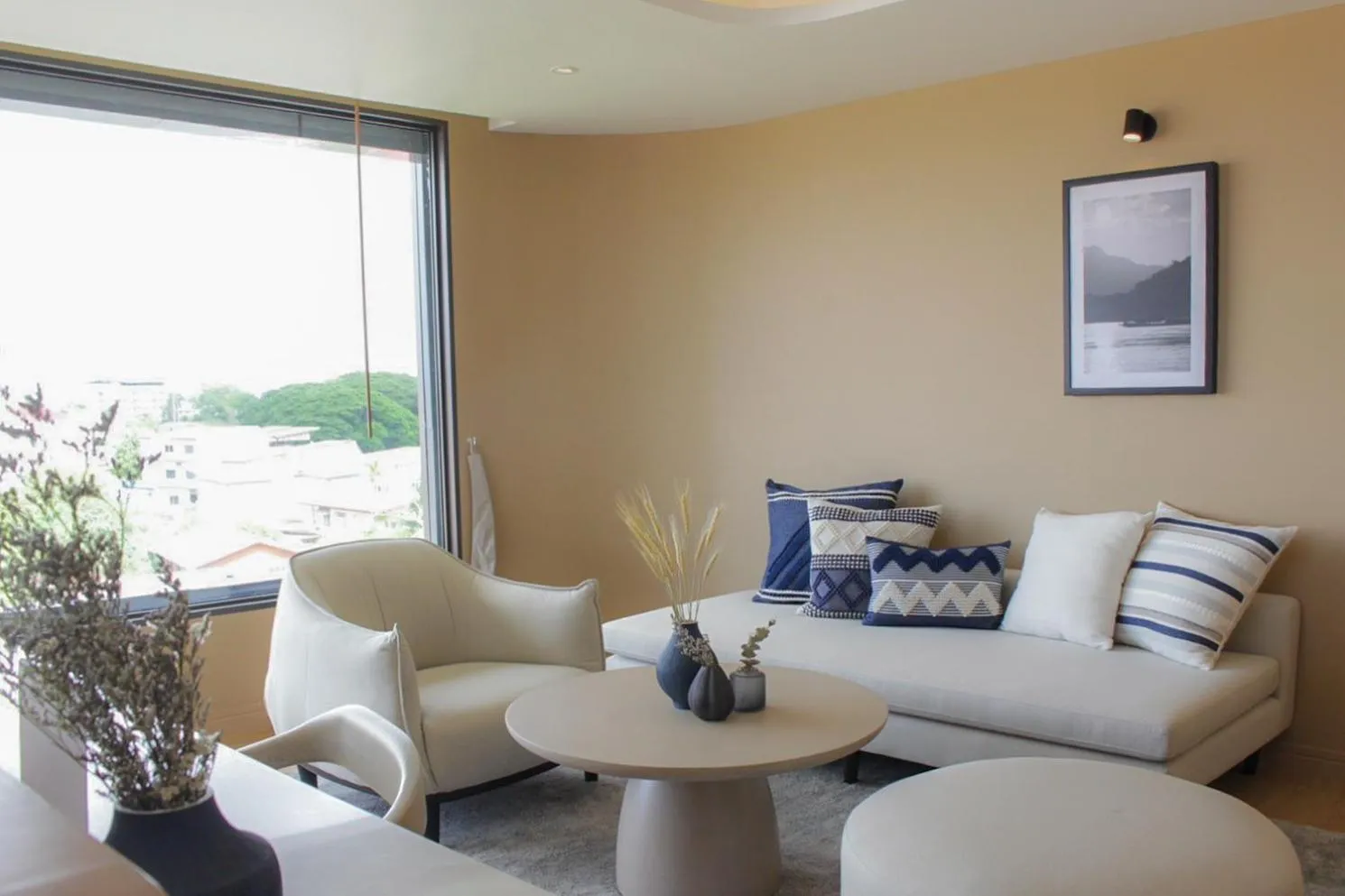 Living room in LePont Riverfront Resort Nongkhai