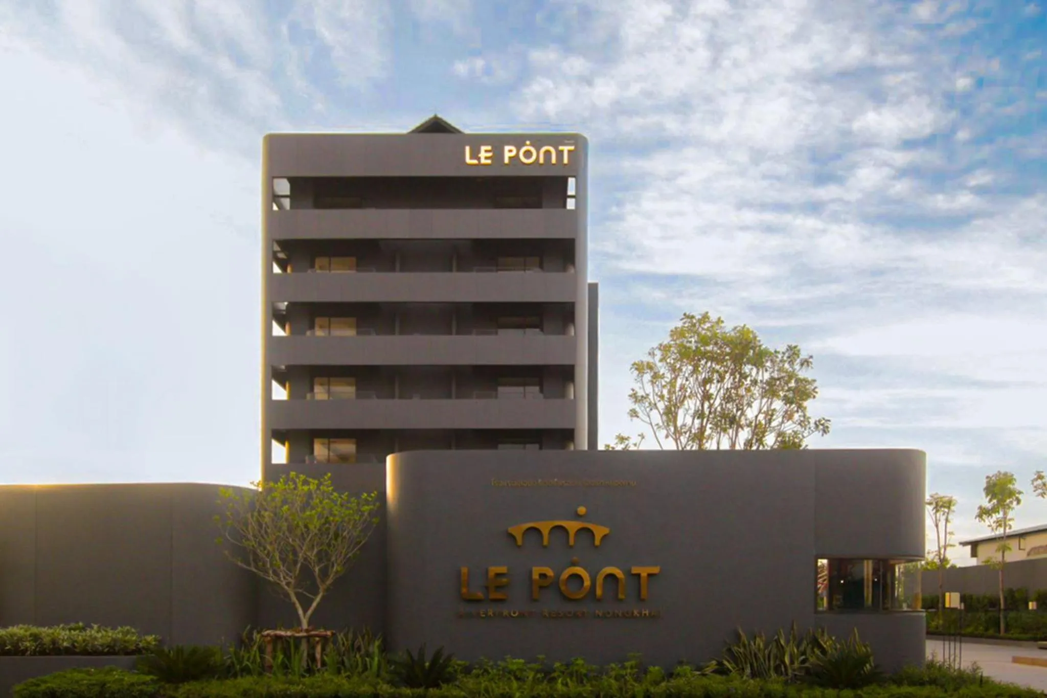 Property building in LePont Riverfront Resort Nongkhai