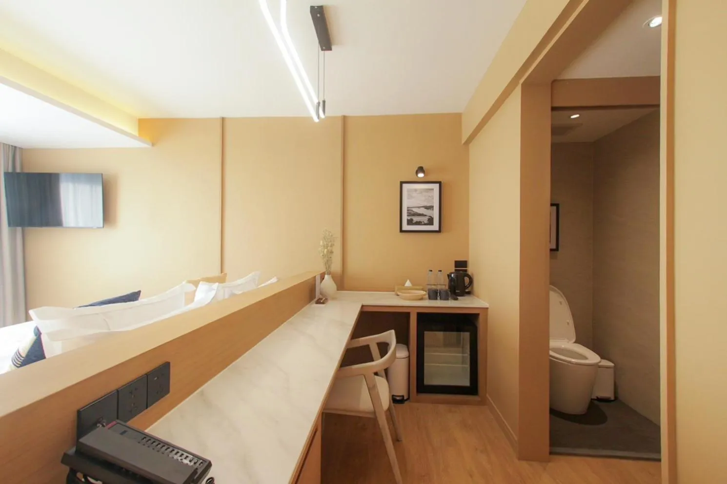 Photo of the whole room in LePont Riverfront Resort Nongkhai