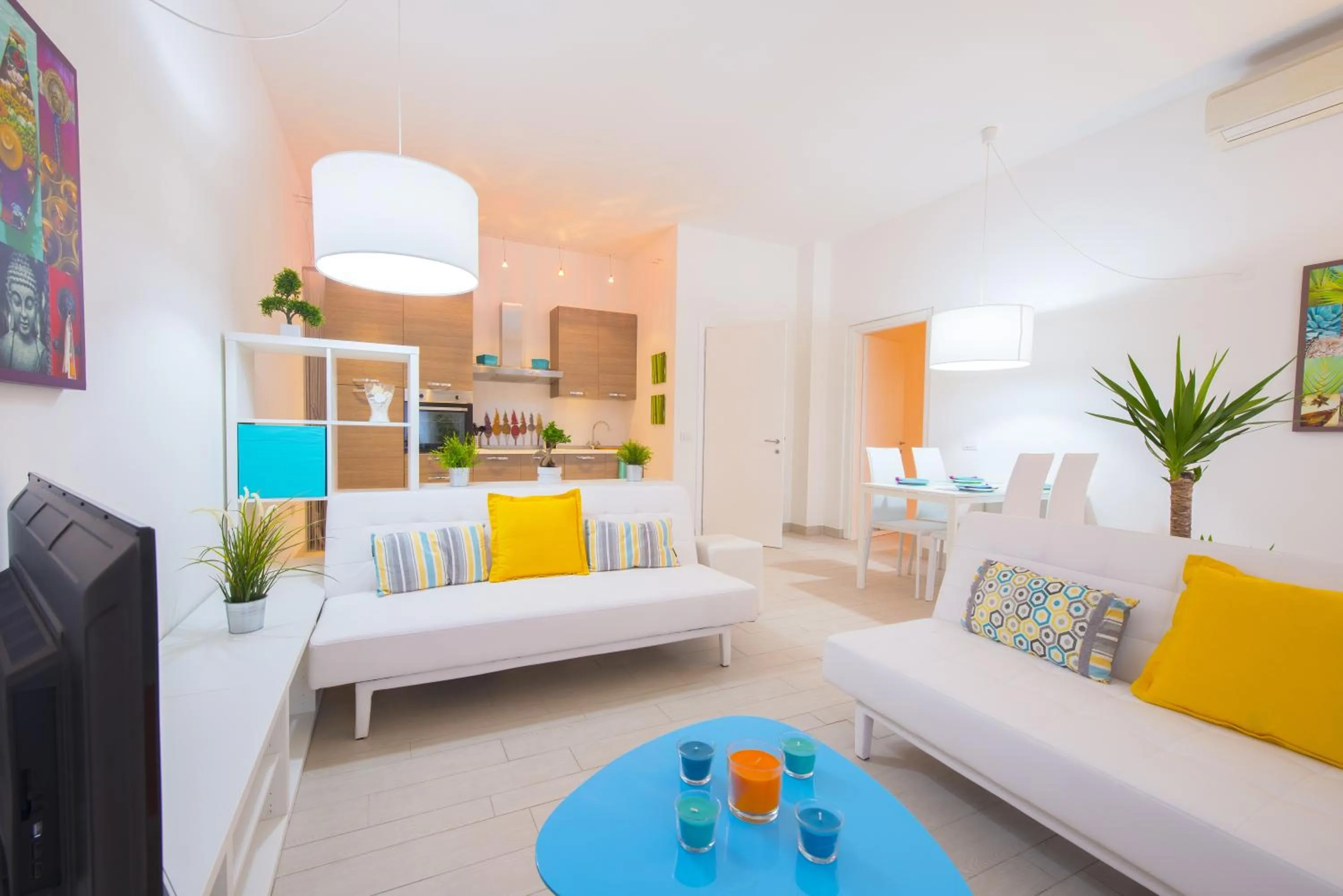 Living room, Bed in Via Breda 120