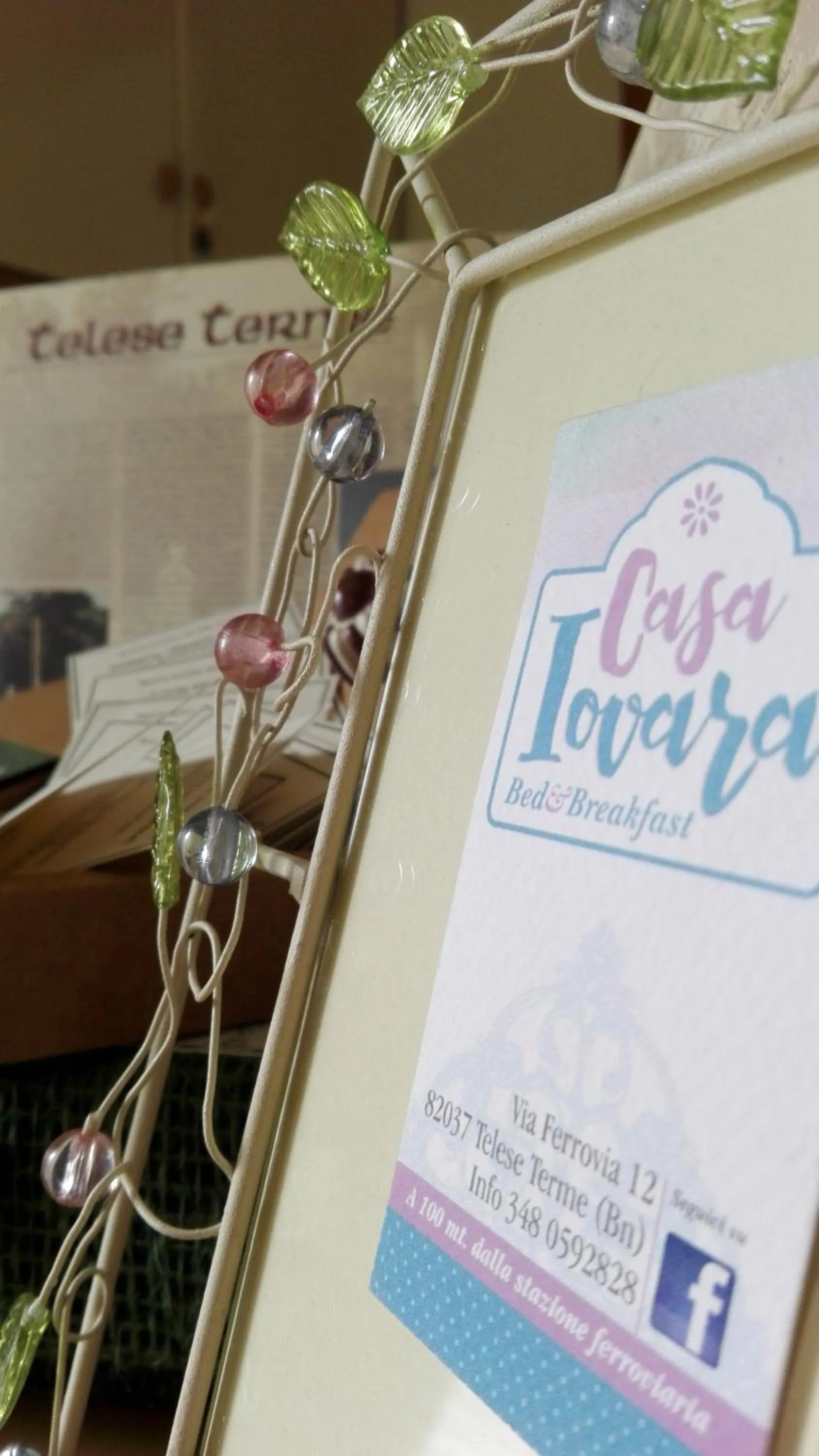 Logo/Certificate/Sign in Casa Iovara