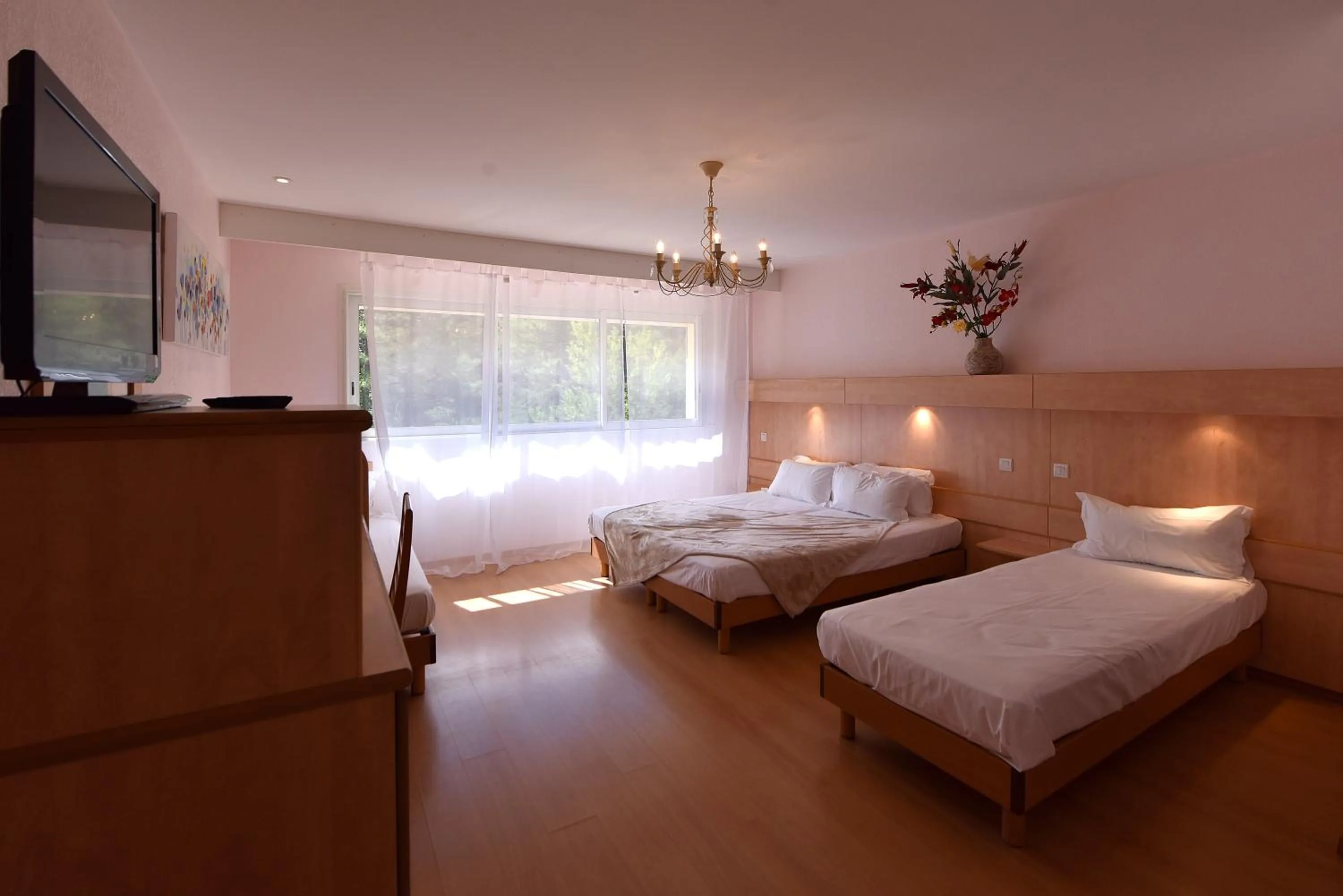 Twin Room in Hotel Arena le Refuge