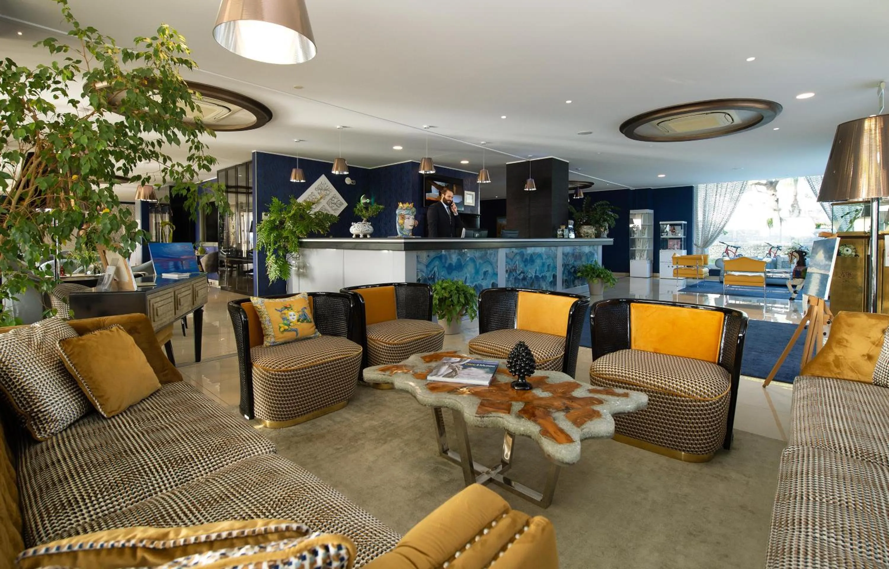 Lobby or reception in Wellness Spa Hotel Principe Fitalia