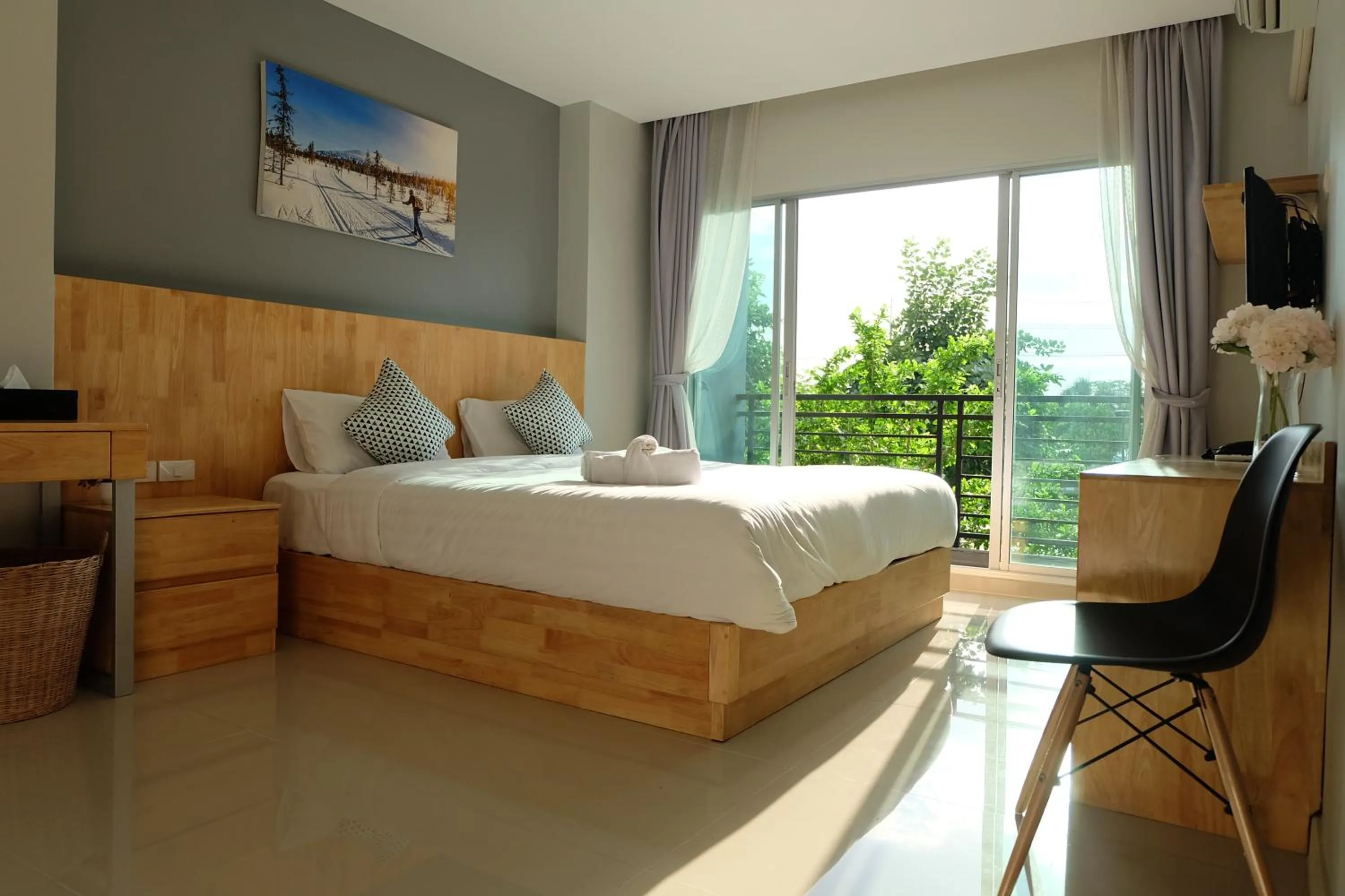 Bed in Interpark Hotel & Residence, Eastern Seaboard Rayong