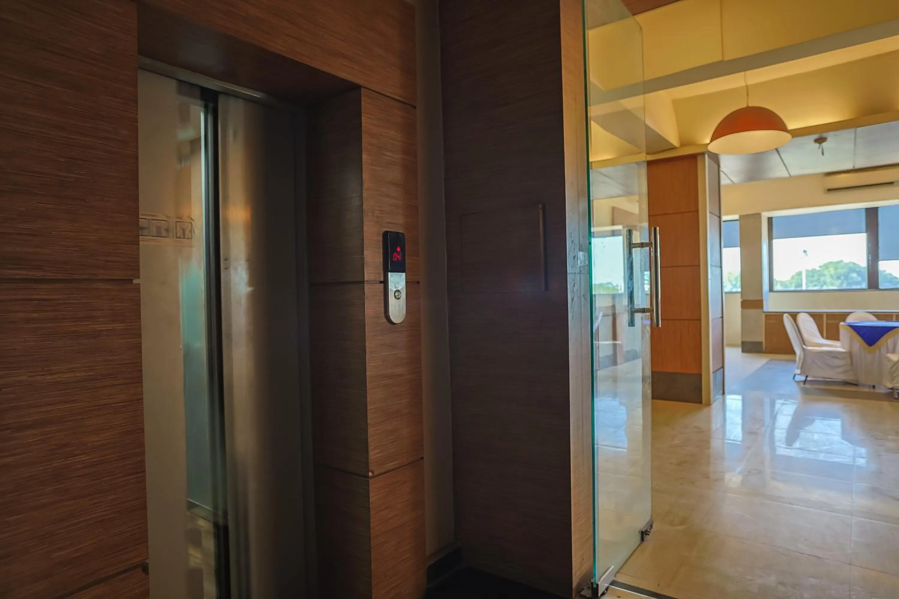 elevator in Max Hotels Prayagraj