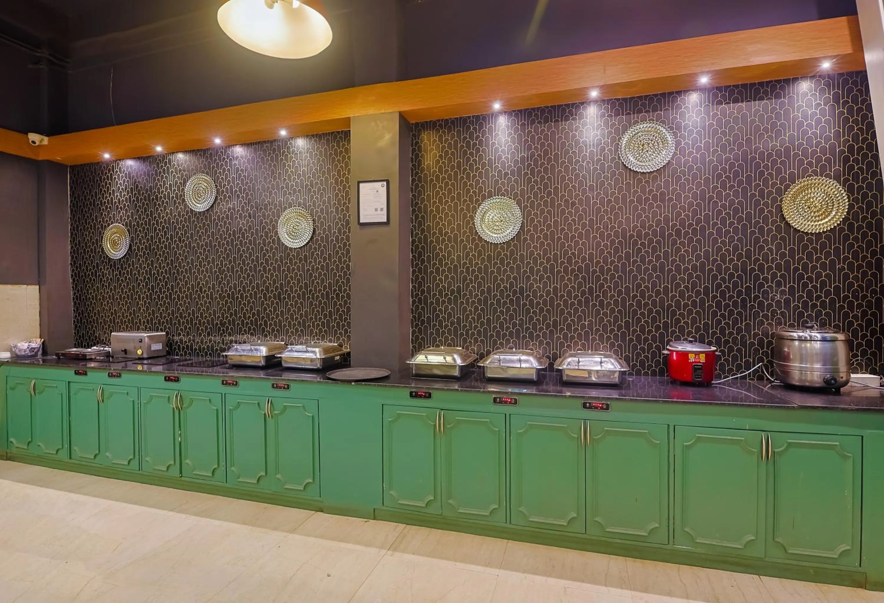 Dining area in Max Hotels Prayagraj