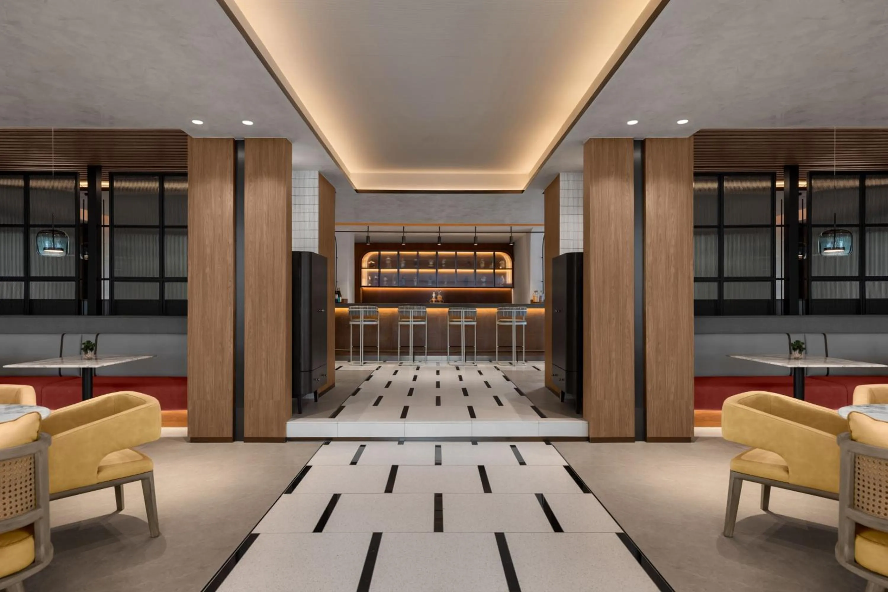 Restaurant/places to eat, Lobby/Reception in Courtyard by Marriott Bangkok Sukhumvit 20