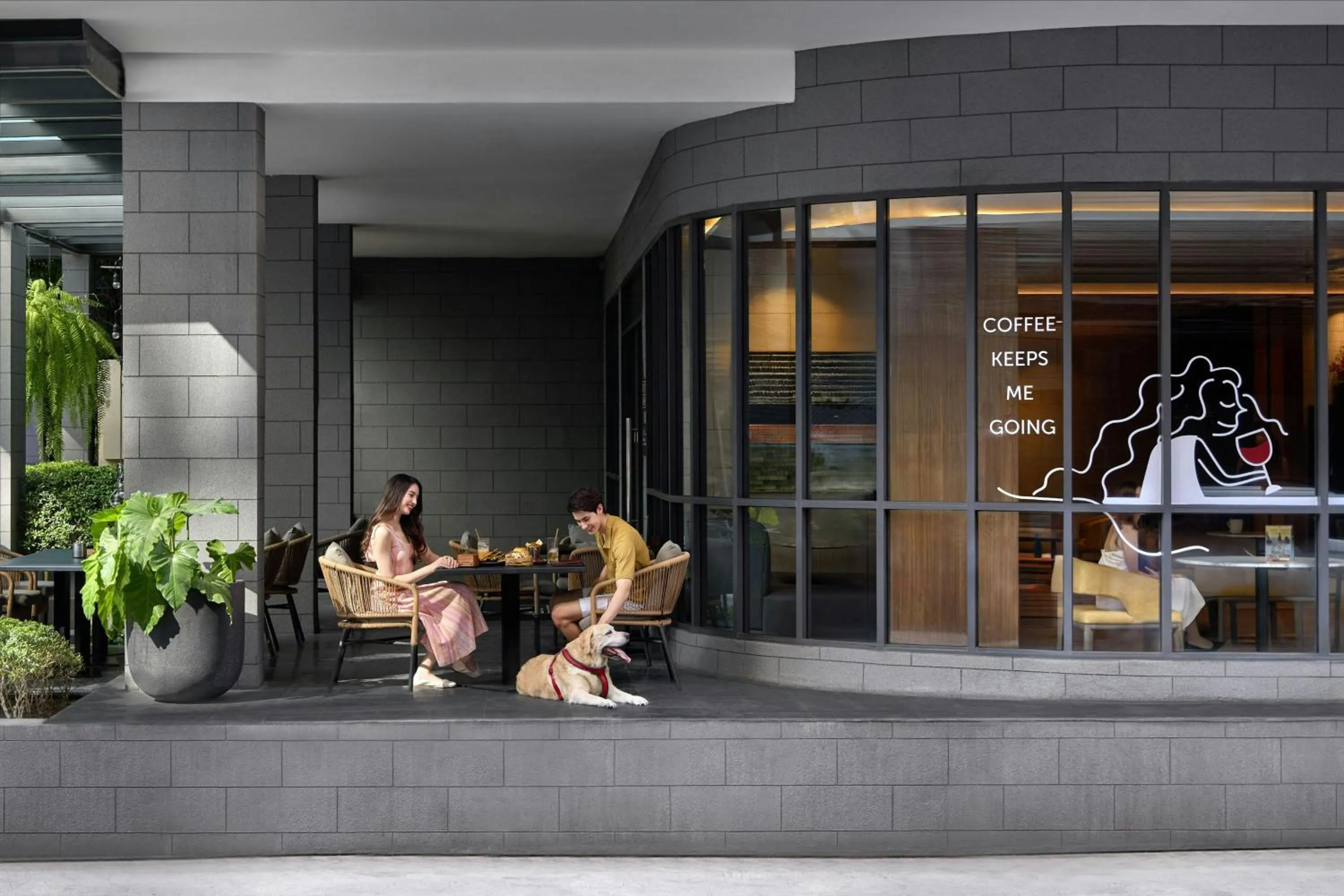 Restaurant/places to eat in Courtyard by Marriott Bangkok Sukhumvit 20