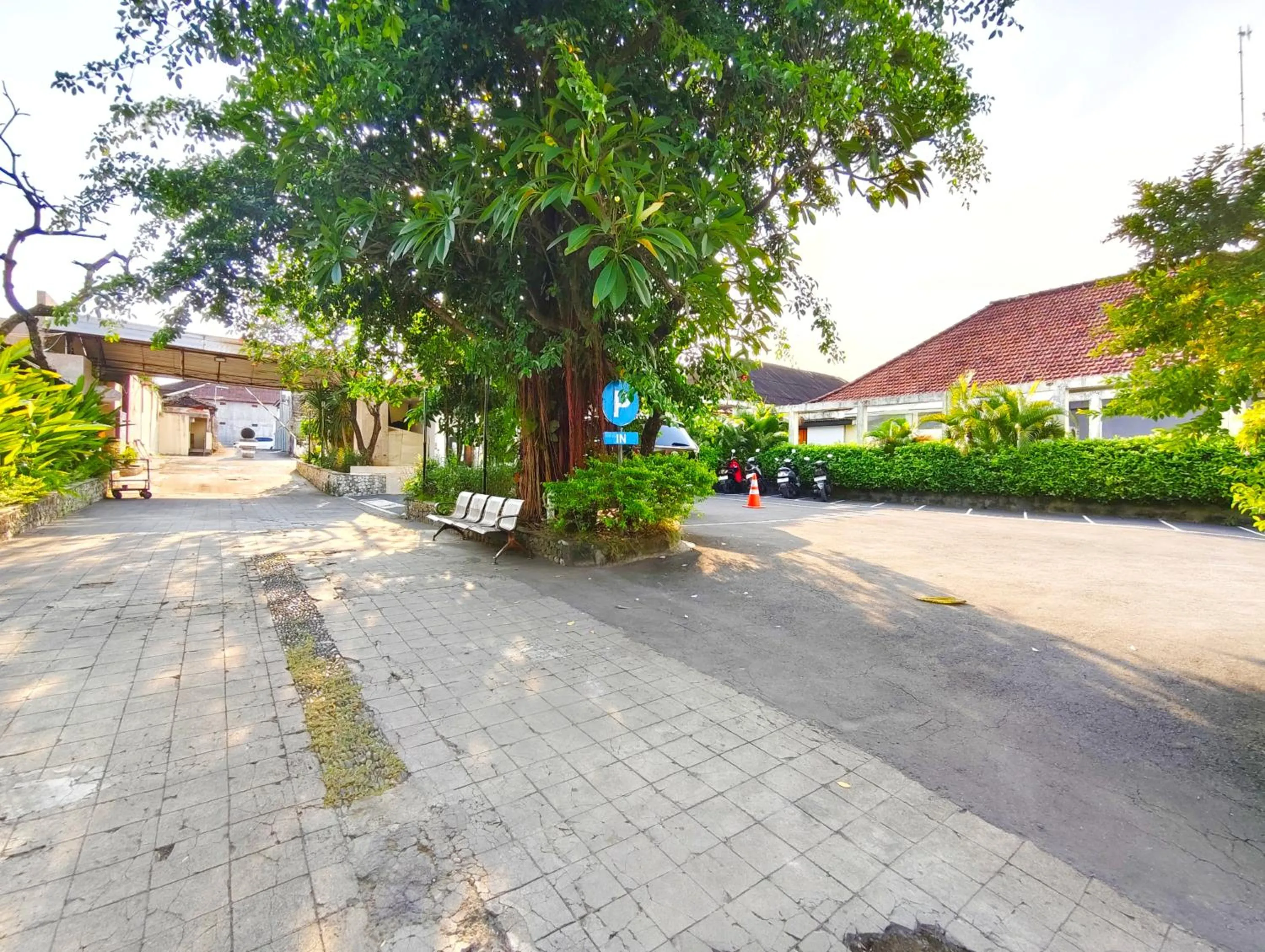 Street view in Private Pool Villas Kuta Bali
