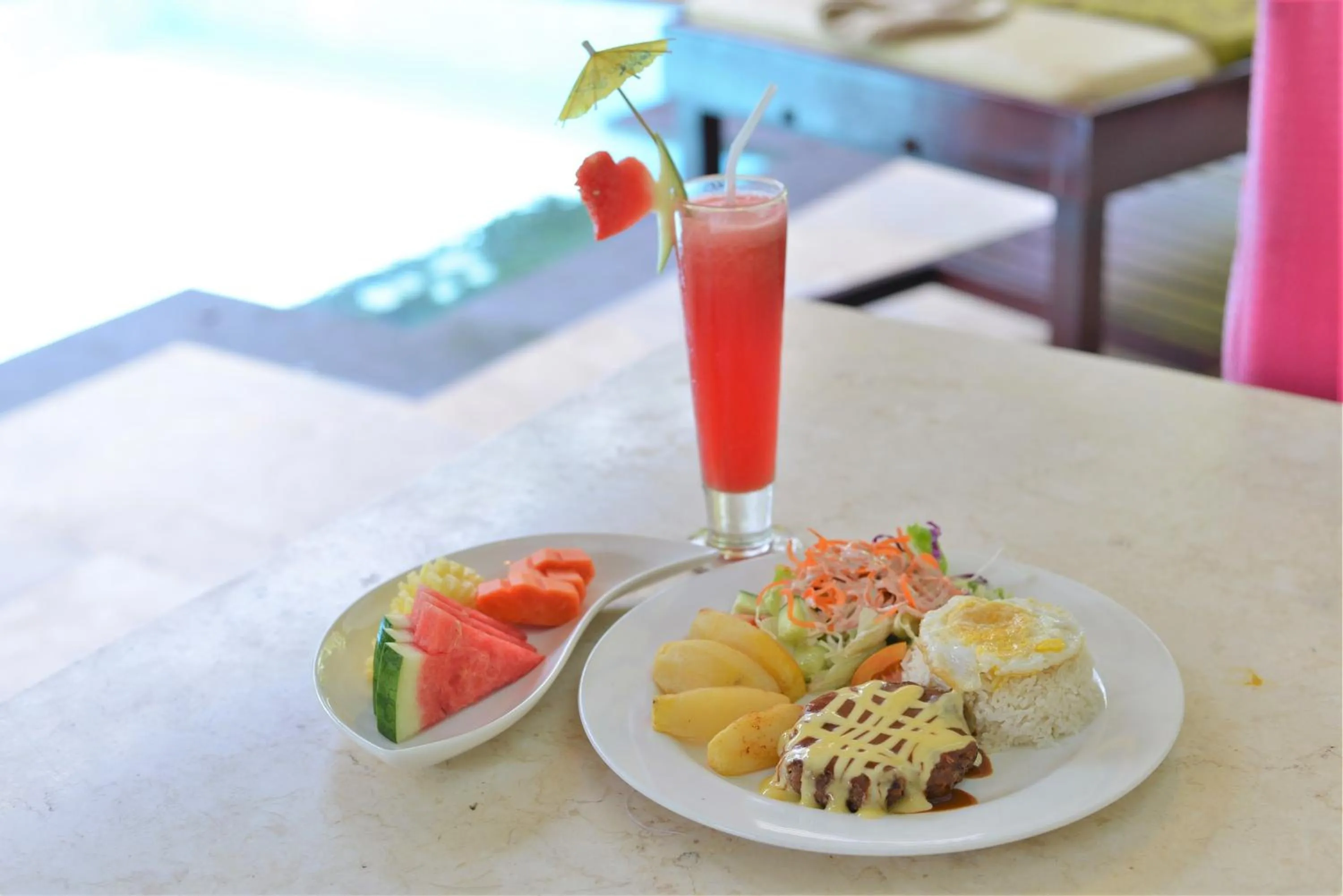 Breakfast in Private Pool Villas Kuta Bali