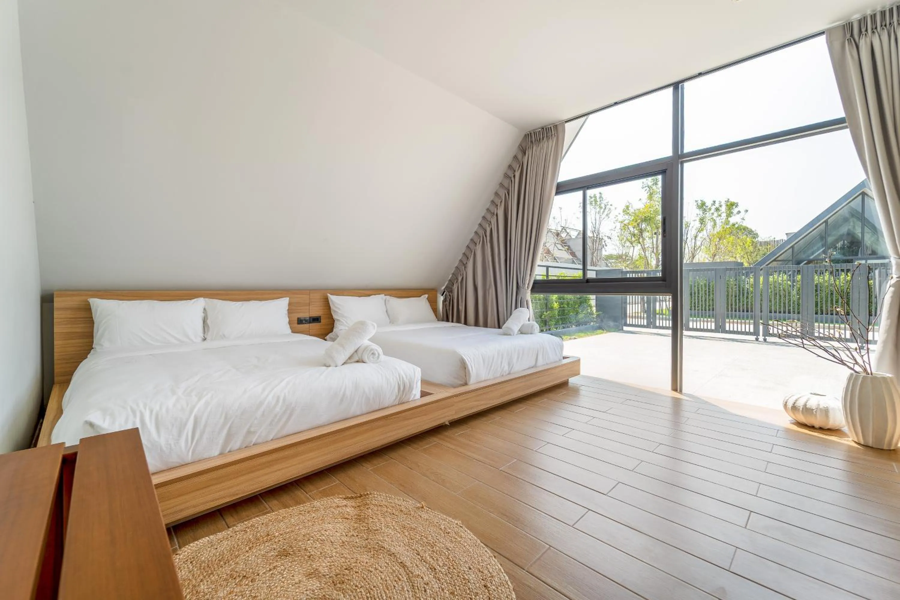 Bedroom, Bed in WABI SABI Onsen Villa Hua Hin