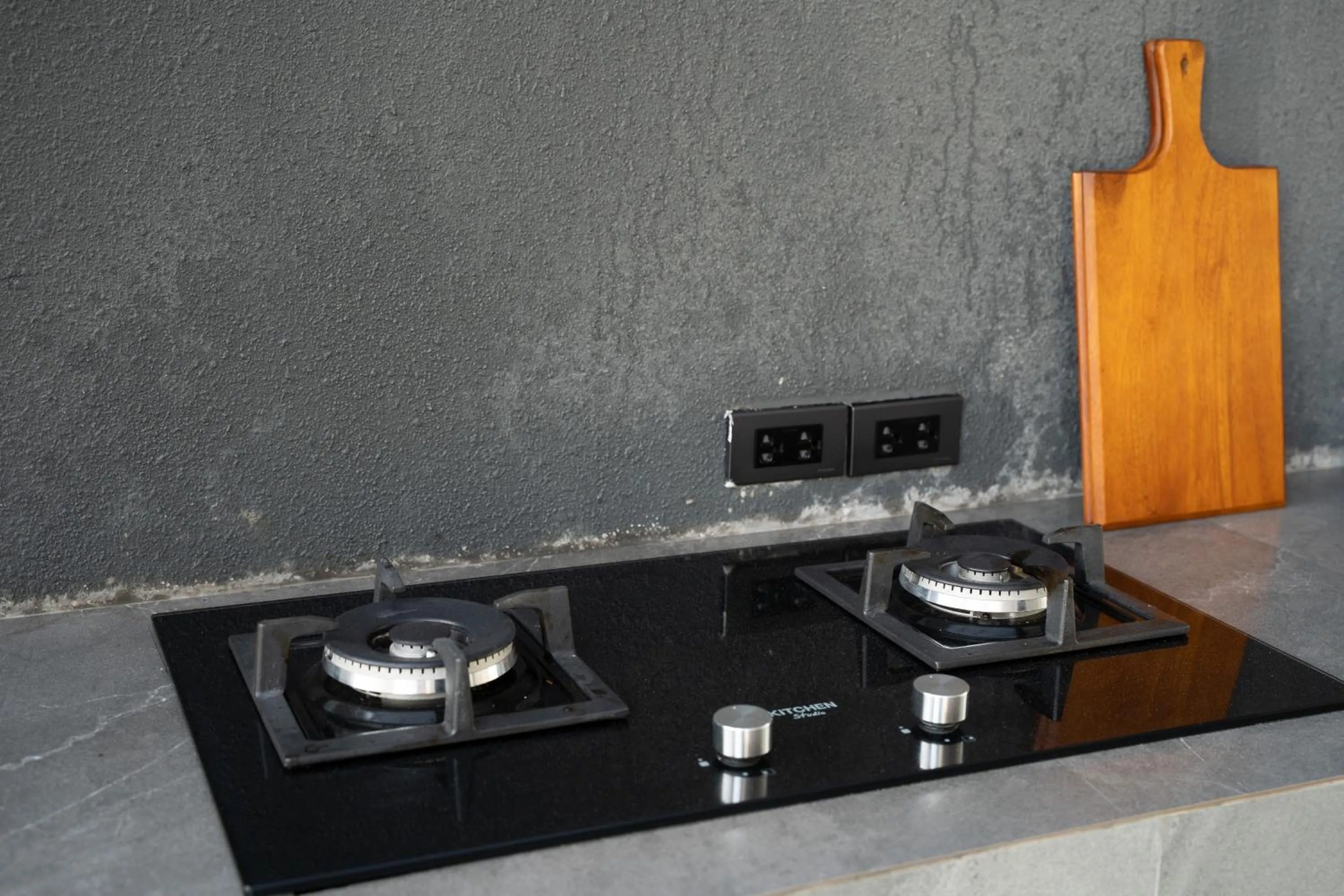 Kitchen or kitchenette in WABI SABI Onsen Villa Hua Hin