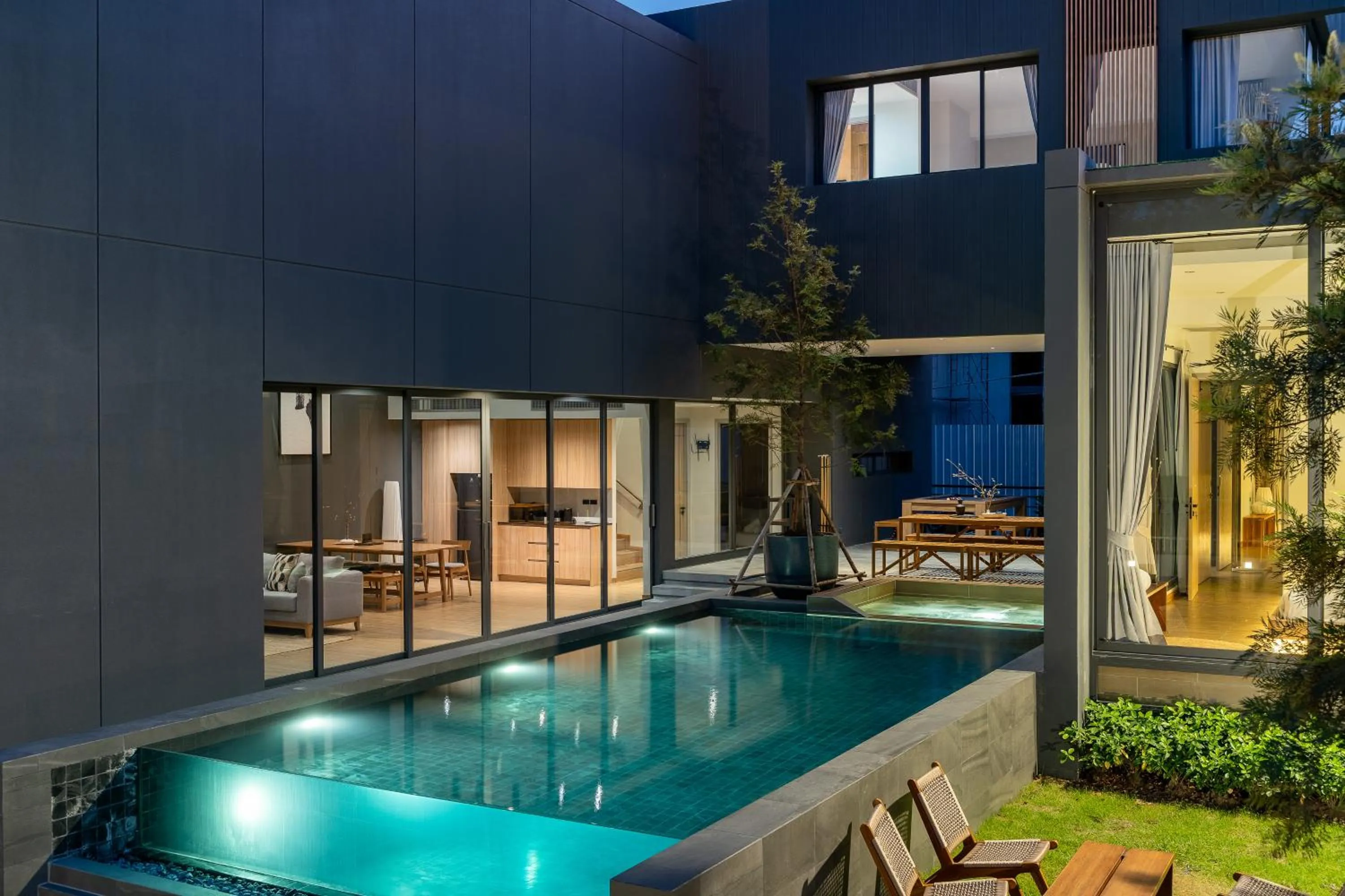 Swimming pool in WABI SABI Onsen Villa Hua Hin