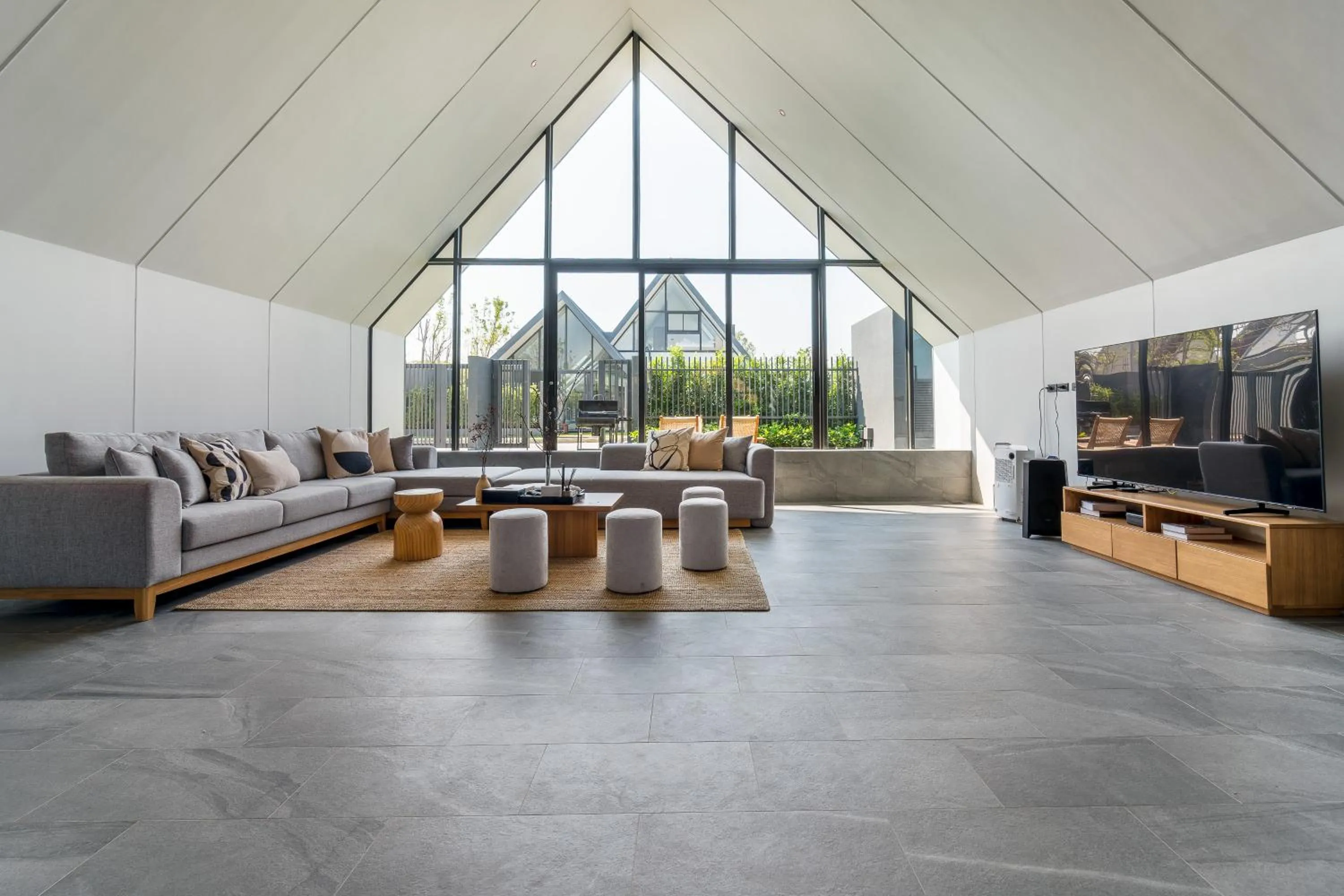 Living room in WABI SABI Onsen Villa Hua Hin