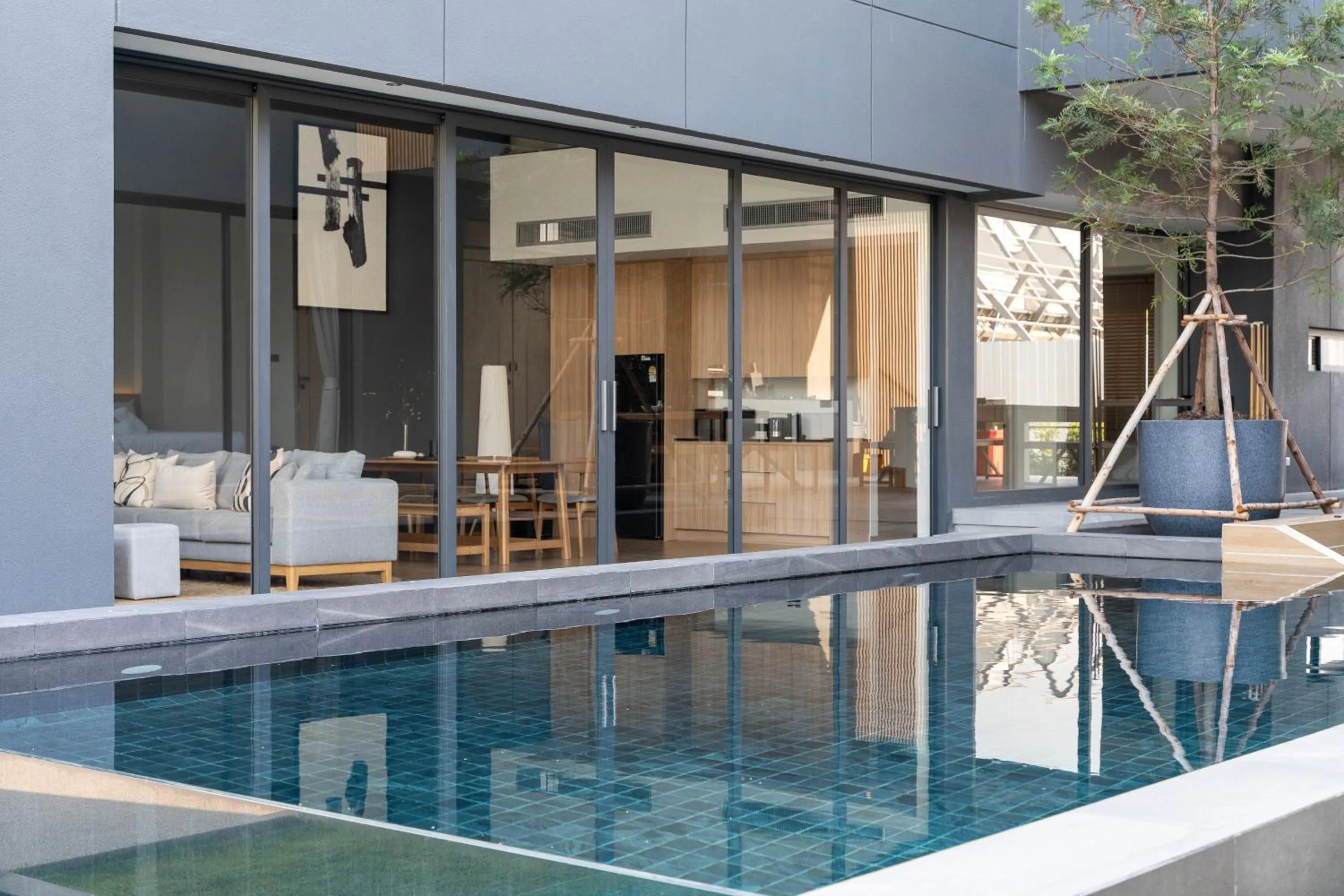 Swimming pool in WABI SABI Onsen Villa Hua Hin