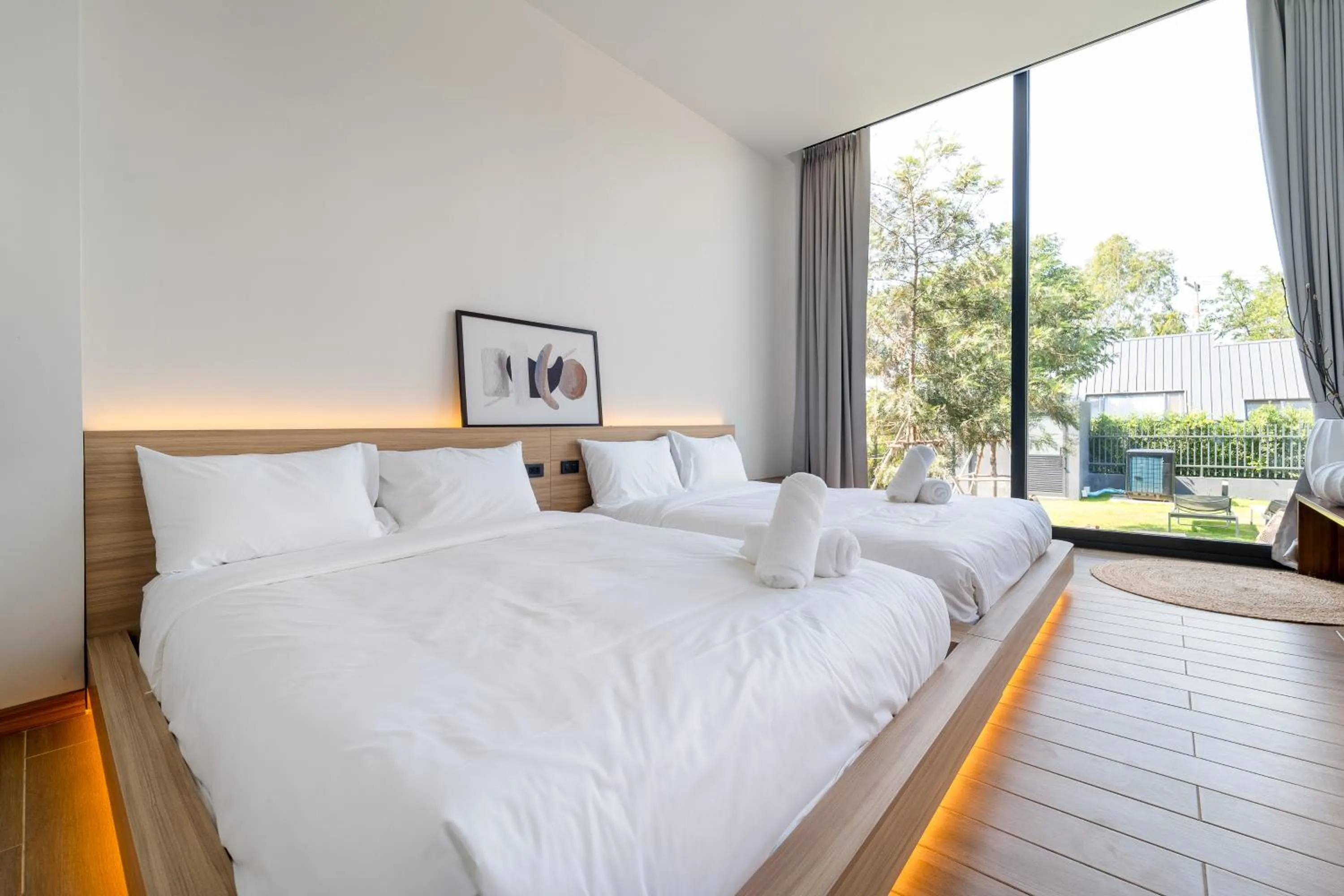 Bedroom, Bed in WABI SABI Onsen Villa Hua Hin