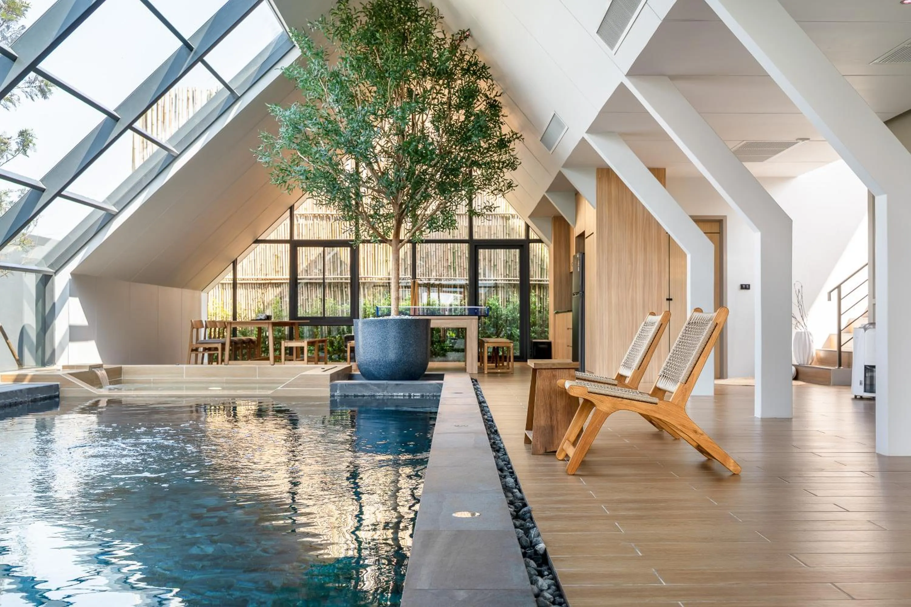 Swimming pool in WABI SABI Onsen Villa Hua Hin