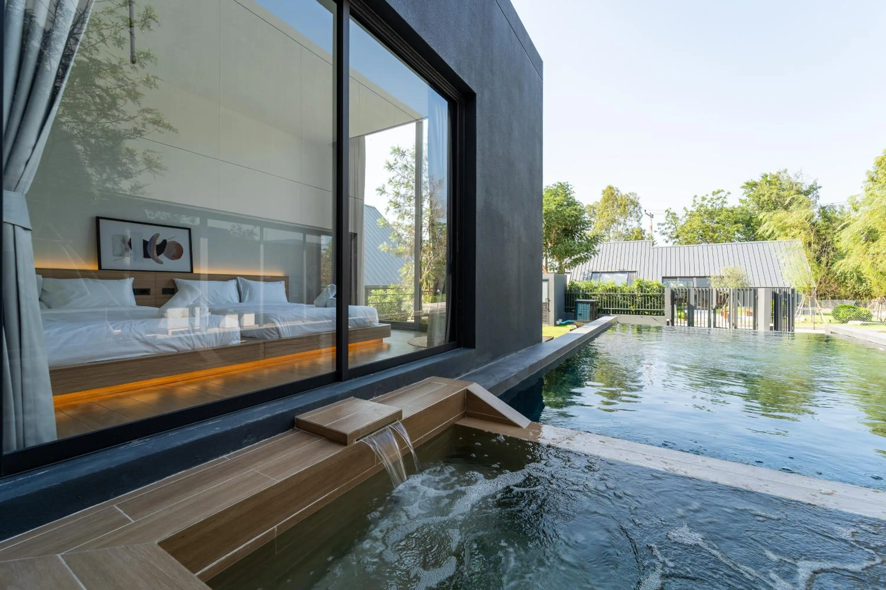 Swimming pool in WABI SABI Onsen Villa Hua Hin