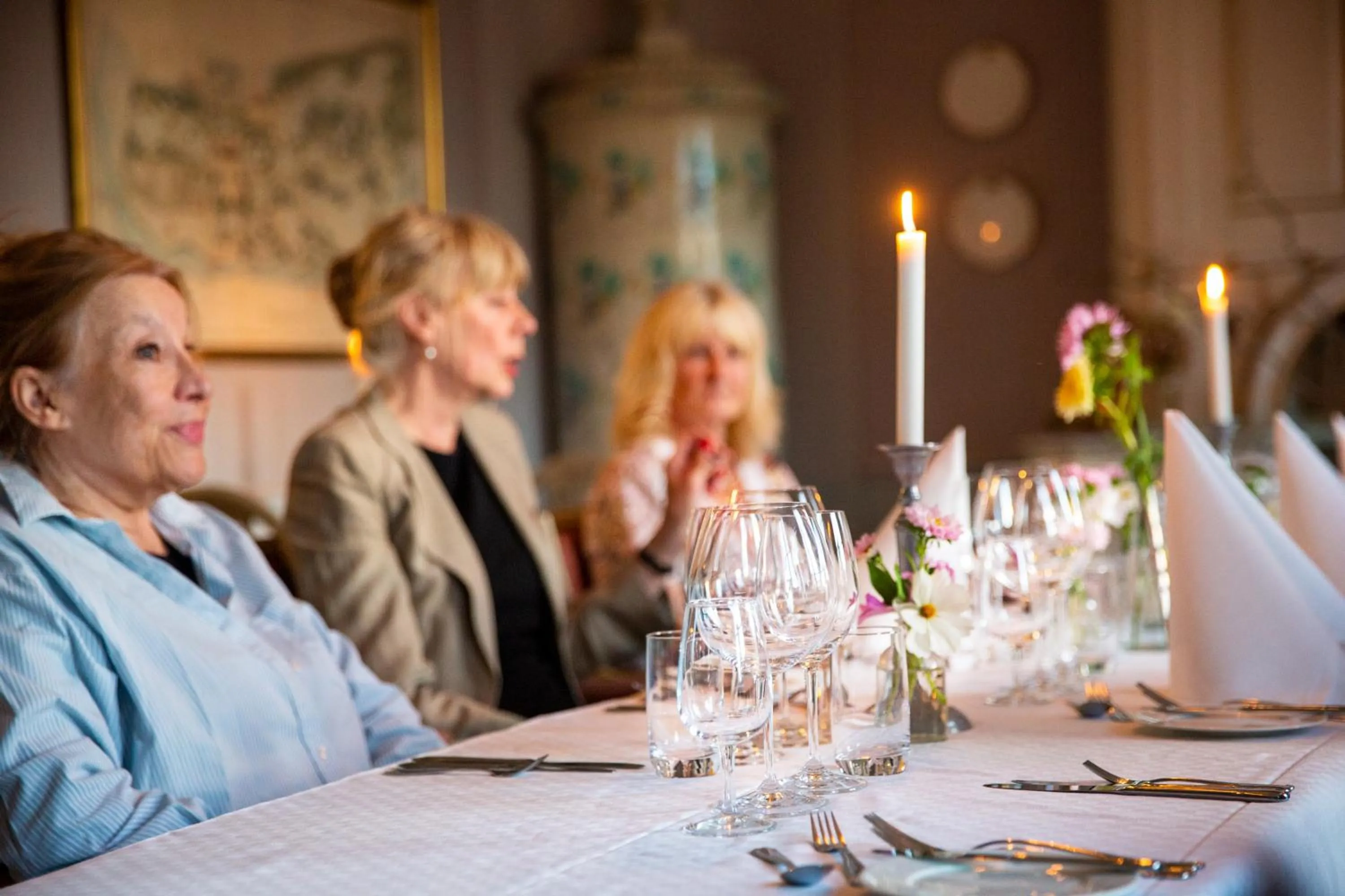 group of guests in Färna Herrgård & Spa