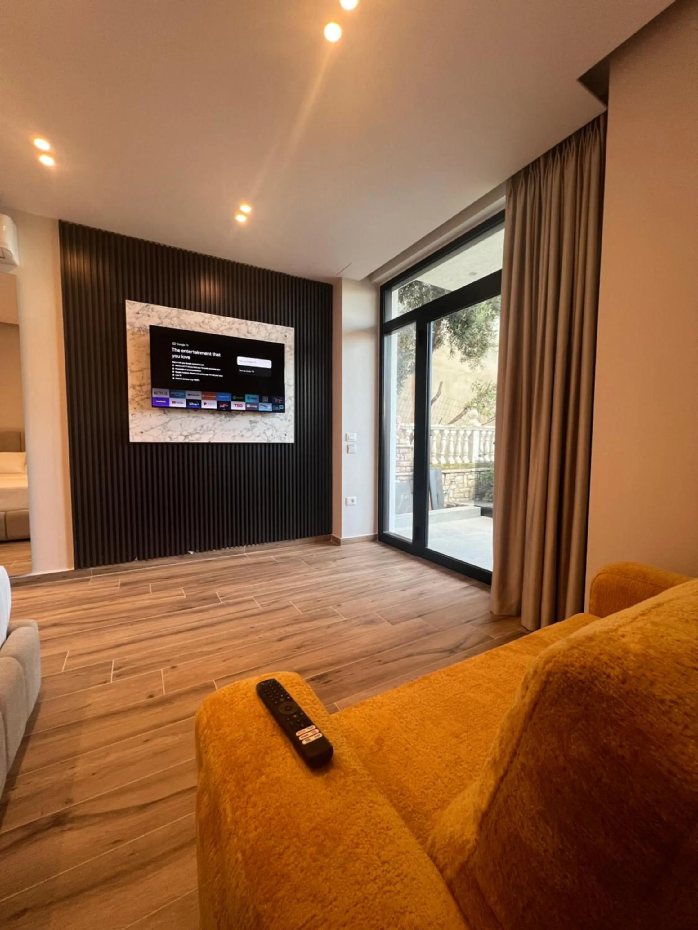 Seating area in Villa Xika