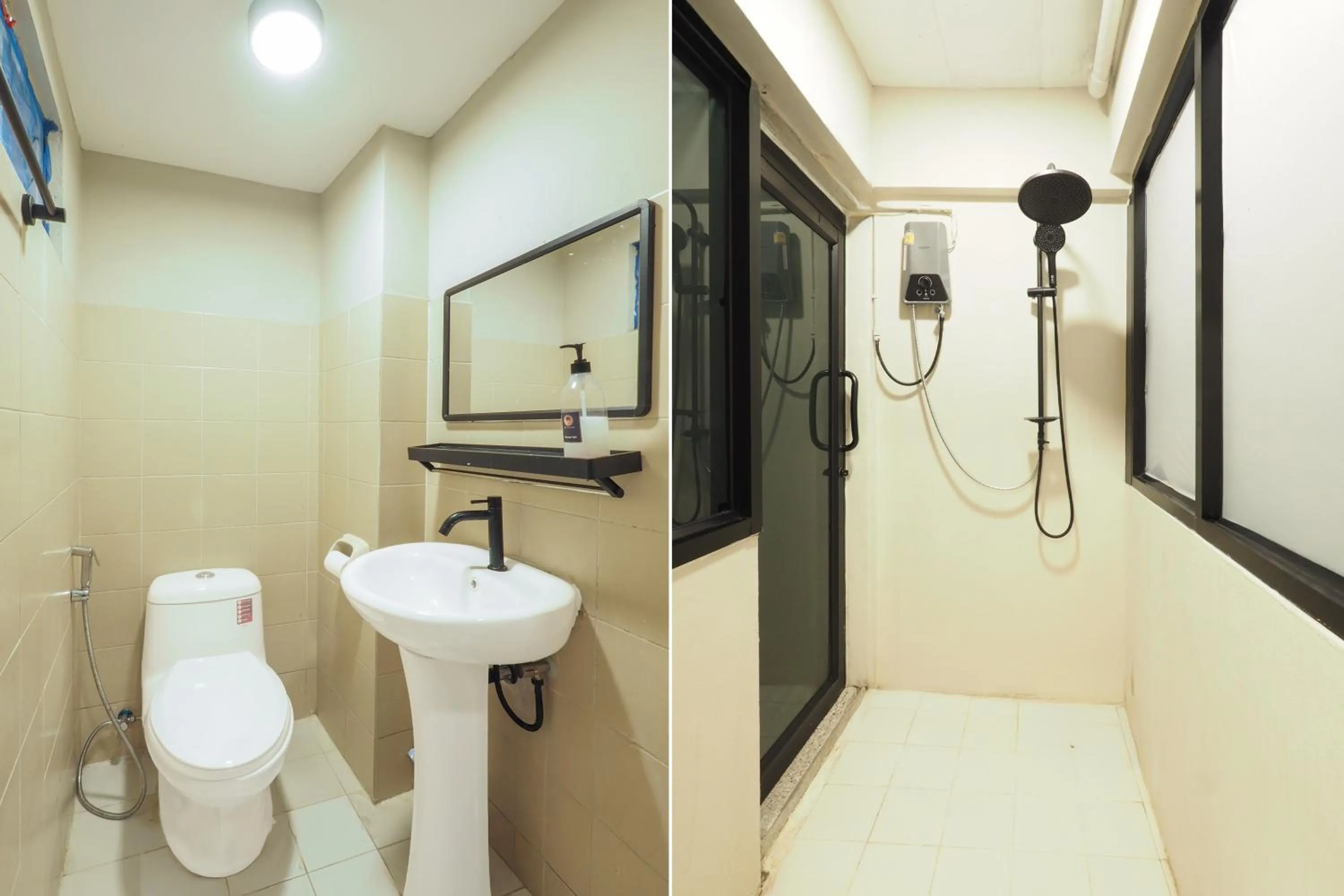 Bathroom in RQ Bangkok Huai Khwang by Collection O