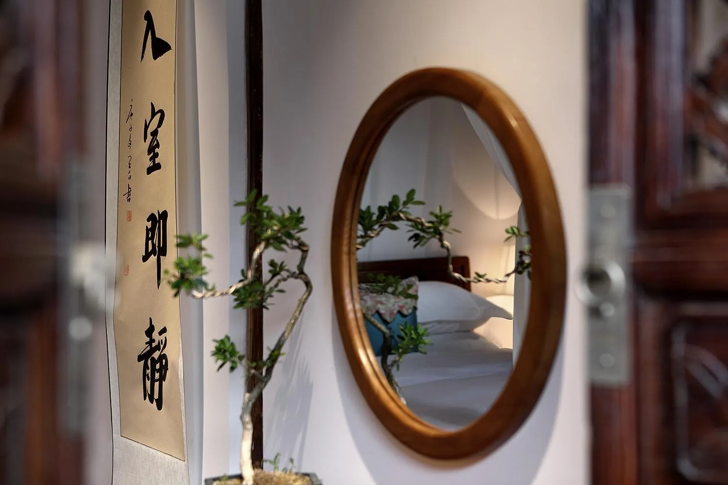 Bedroom in Tianxi Mansion in Dali Ancient City - A Century-Old Official Residence