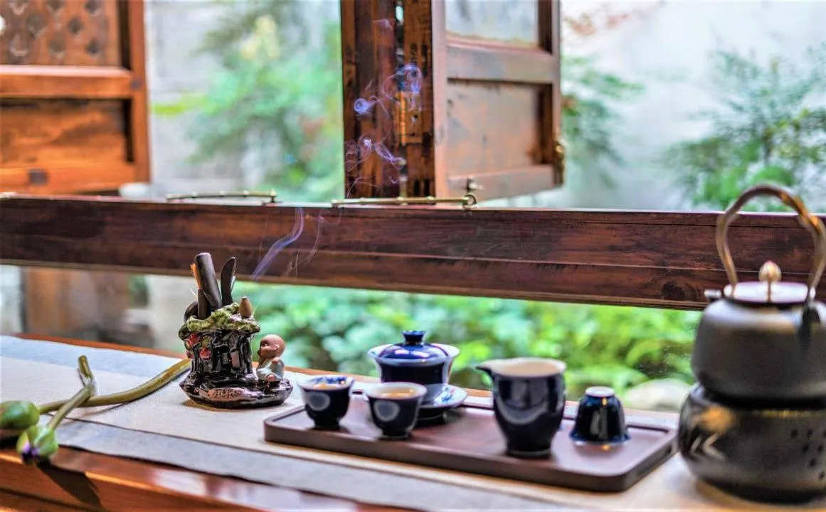 Bedroom in Tianxi Mansion in Dali Ancient City - A Century-Old Official Residence