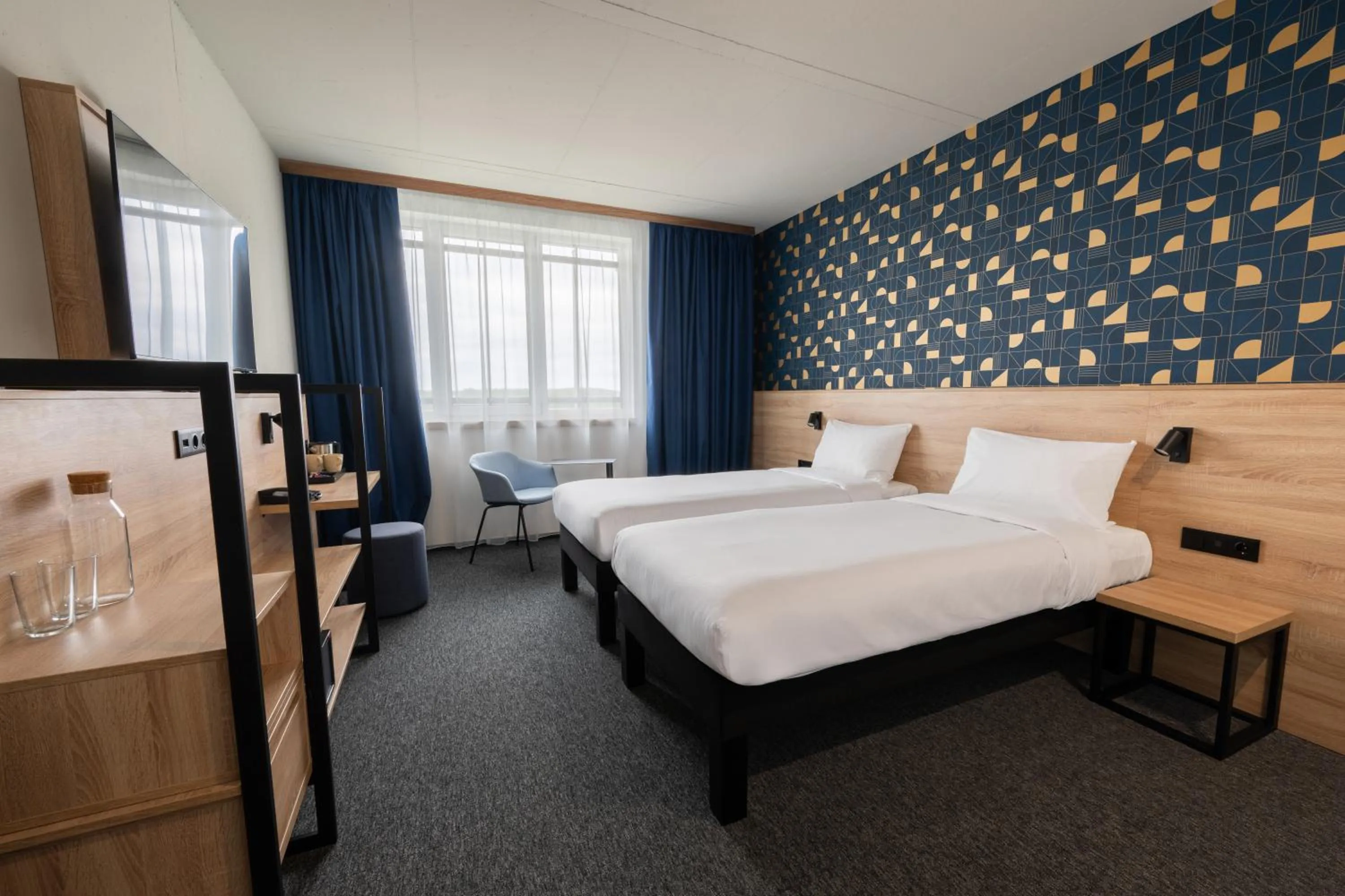 Bedroom, Bed in ibis Styles Debrecen Airport