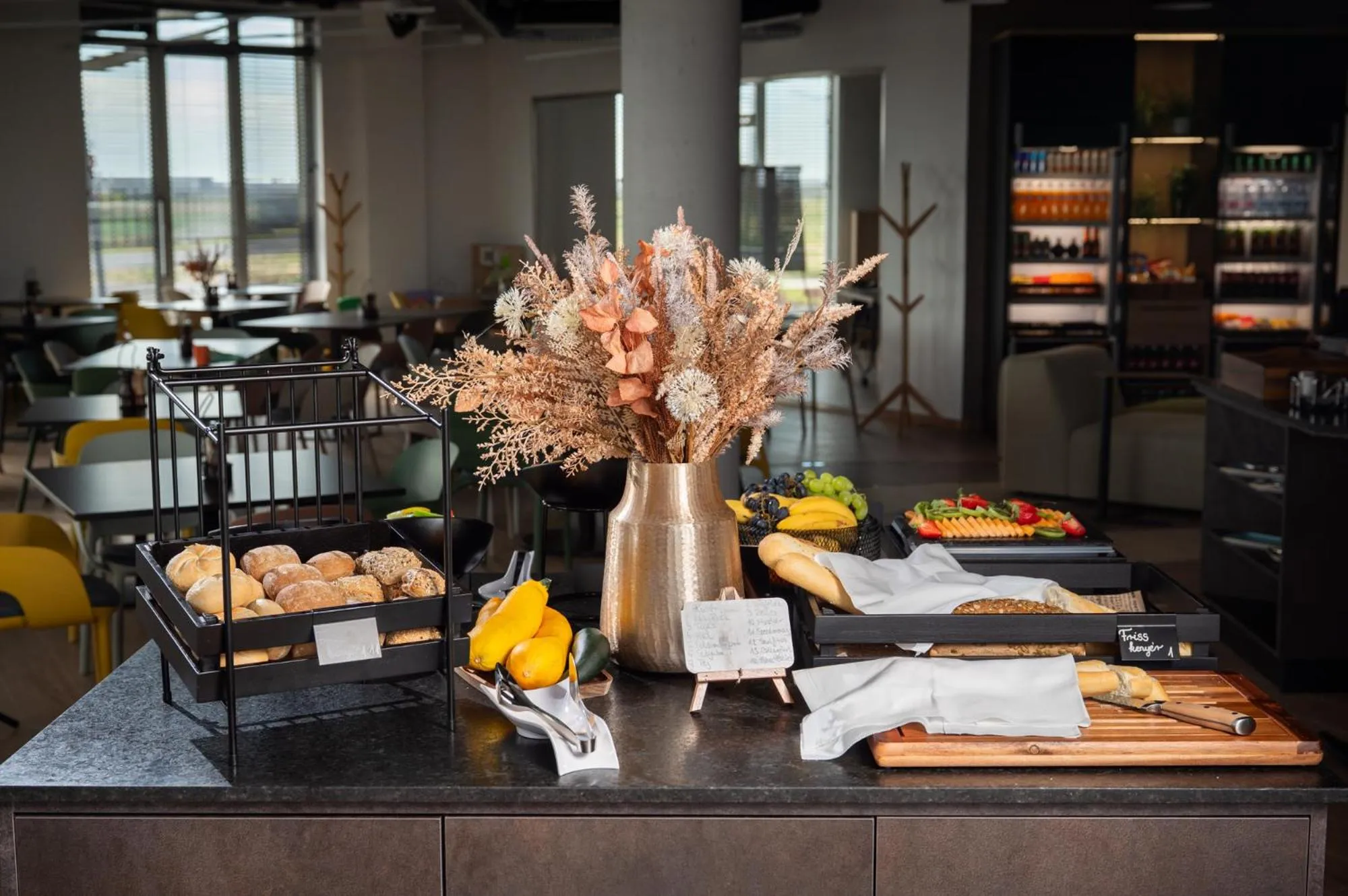 Buffet breakfast in ibis Styles Debrecen Airport