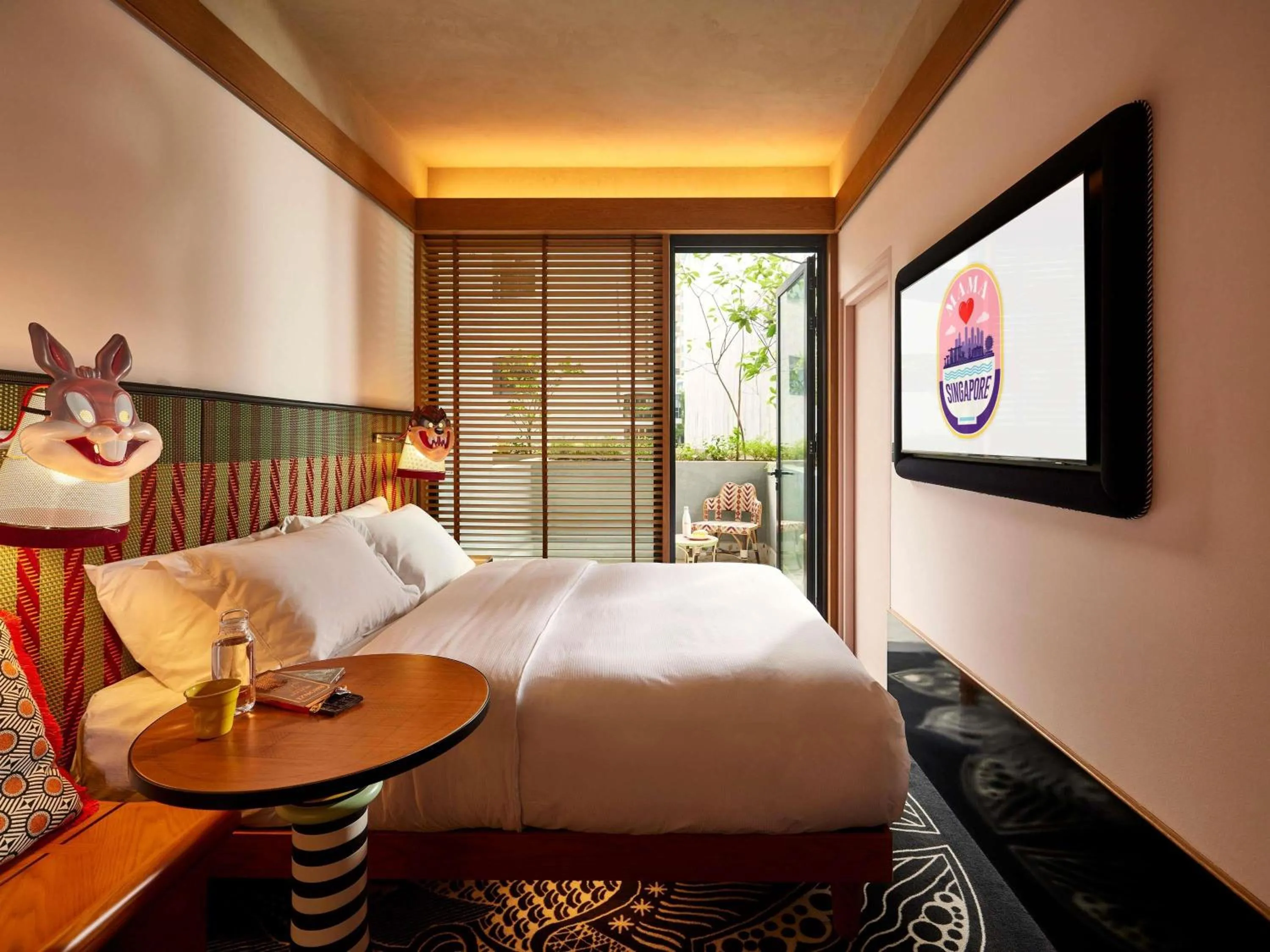 Bedroom, Bed in Mama Shelter Singapore Orchard