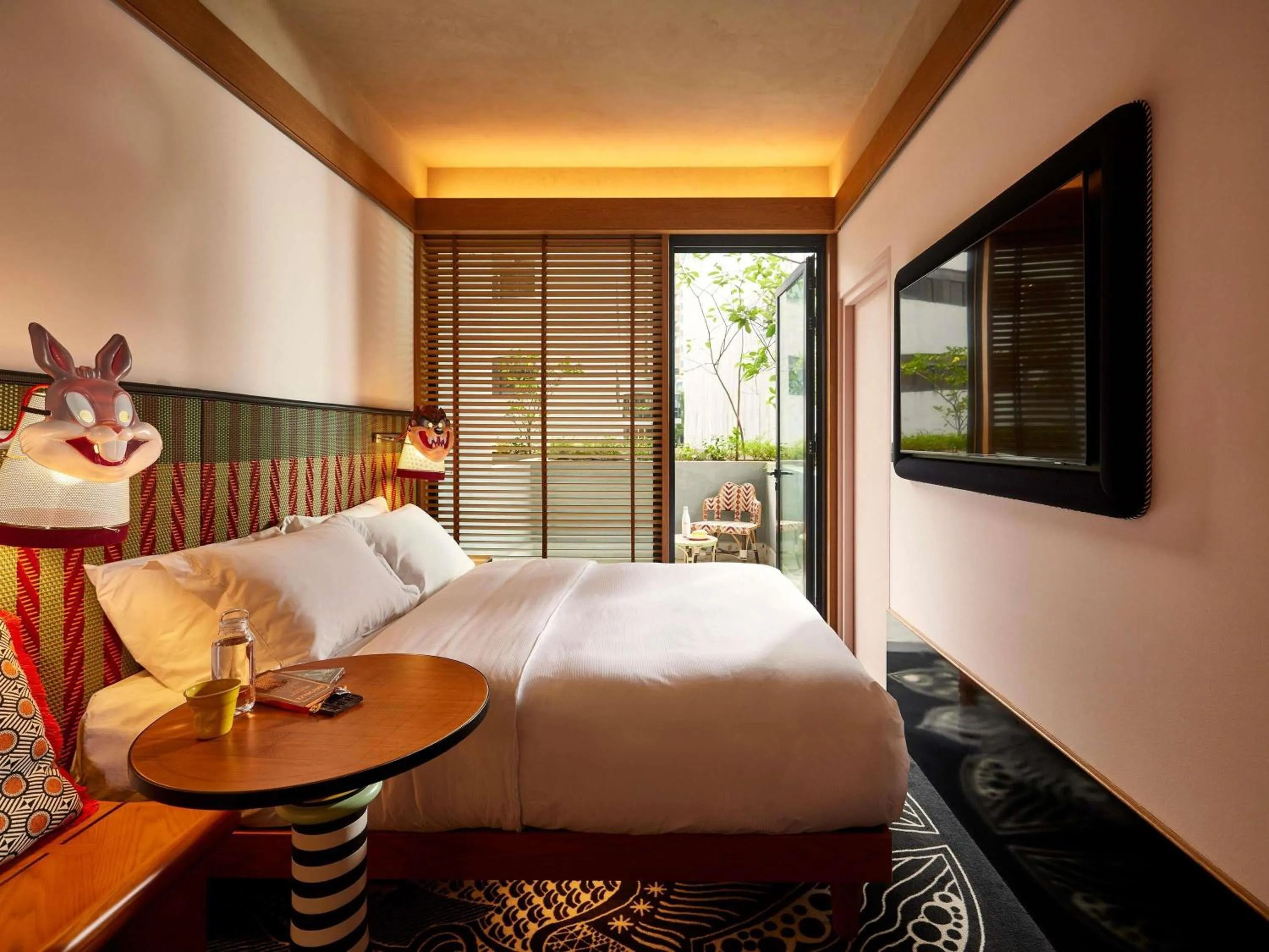 Bedroom, Bed in Mama Shelter Singapore Orchard