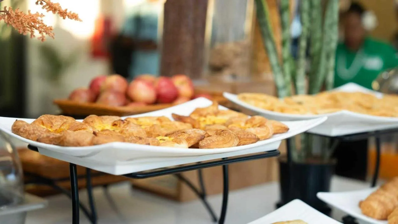 Buffet breakfast in Wyndham Garden Wailoaloa Beach Fiji