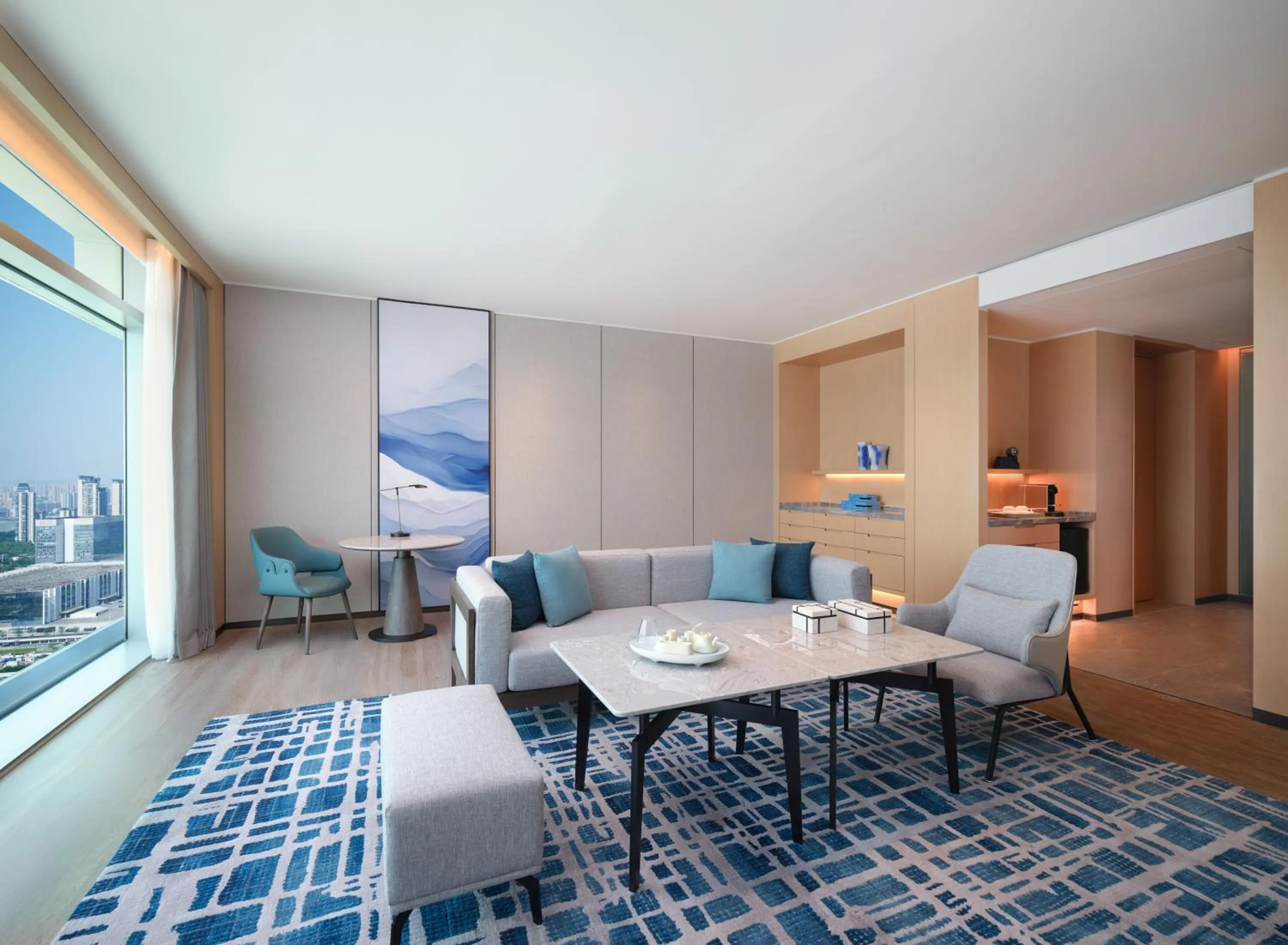 Living room in Courtyard by Marriott Guangzhou Pazhou