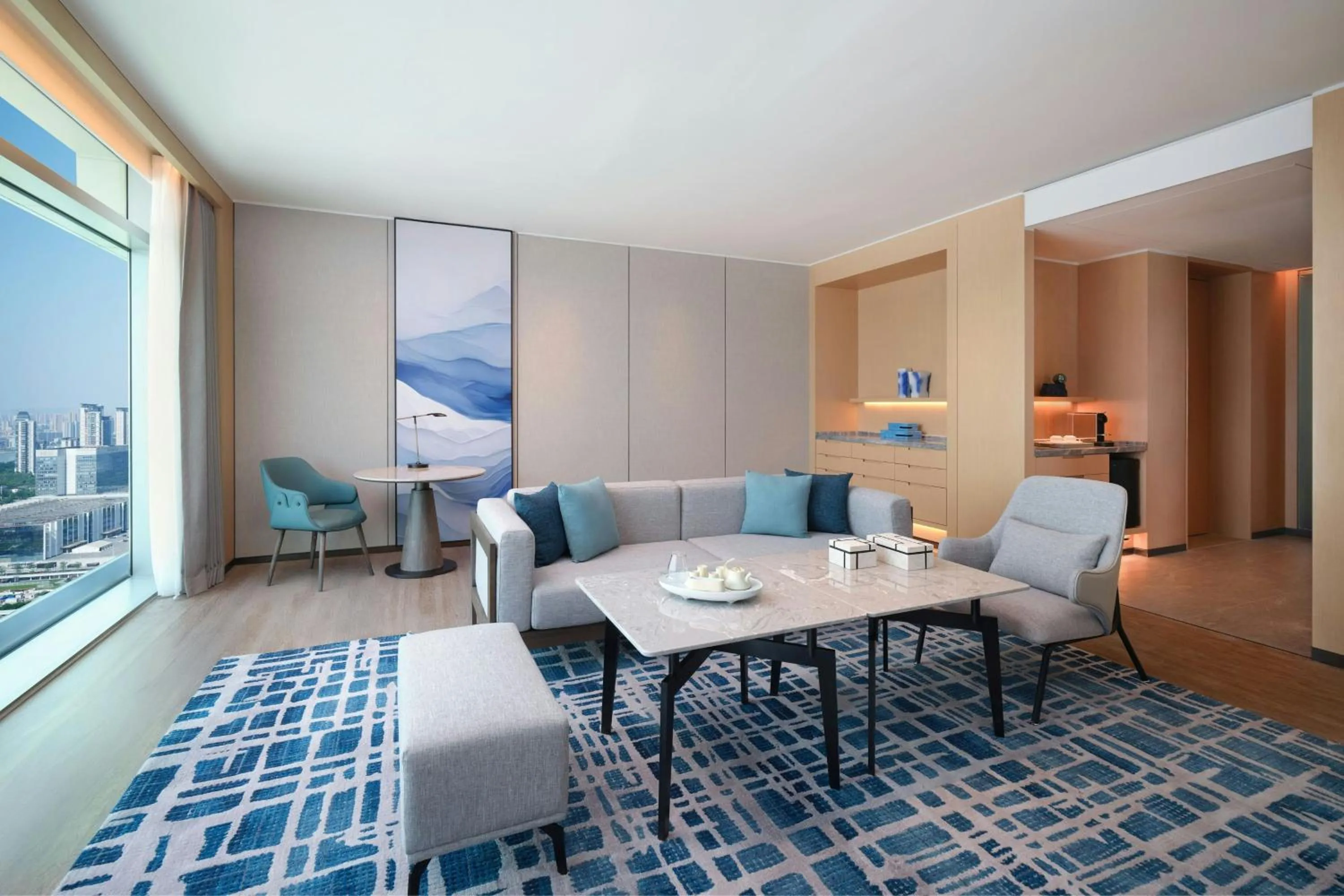 Living room in Courtyard by Marriott Guangzhou Pazhou