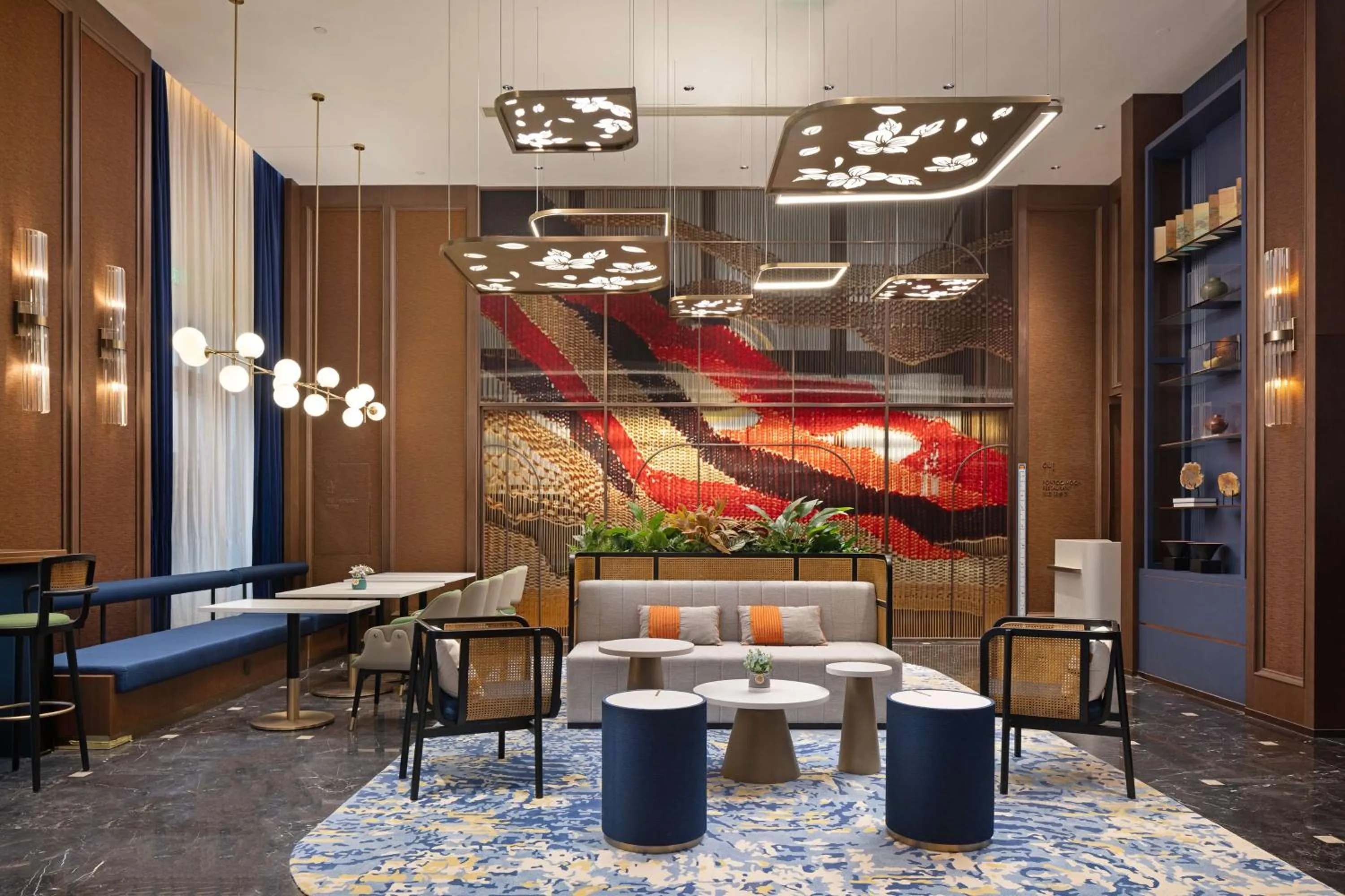 Lobby or reception in Hilton Garden Inn Leshan Shizhong